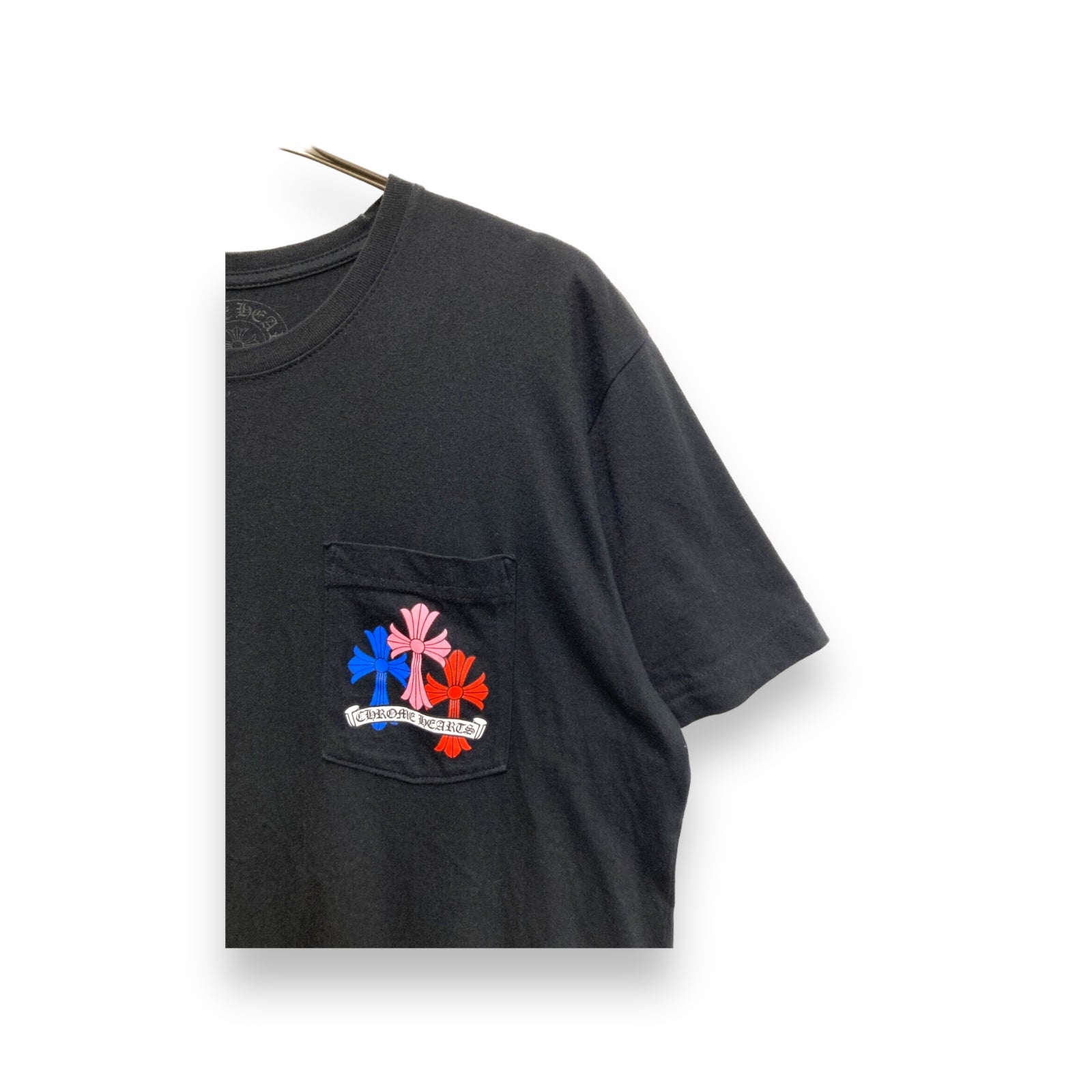 Chrome Hearts Multi Color Cross Cemetery T-shirt Black