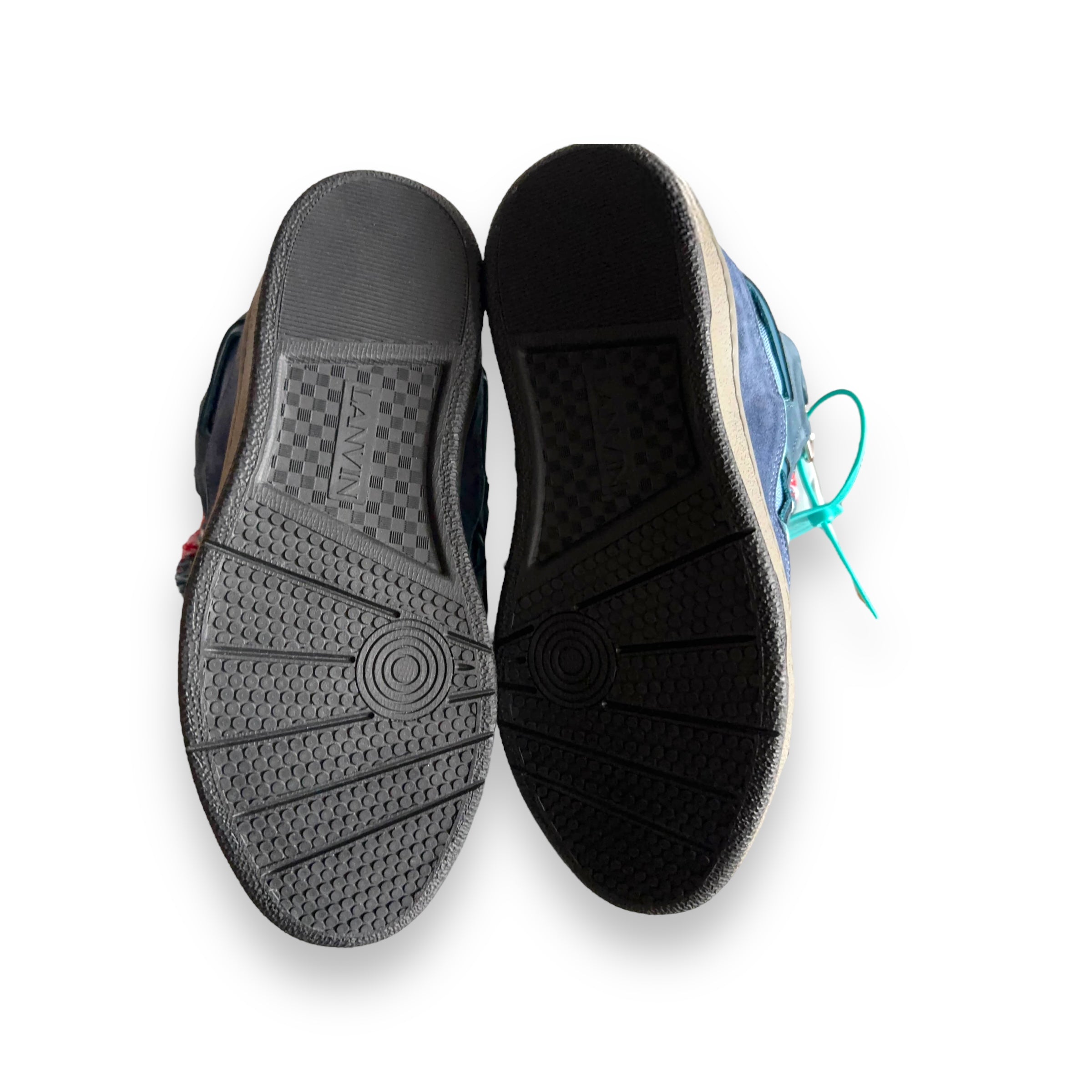 Lanvin Curb Taurus Blue Sneakers