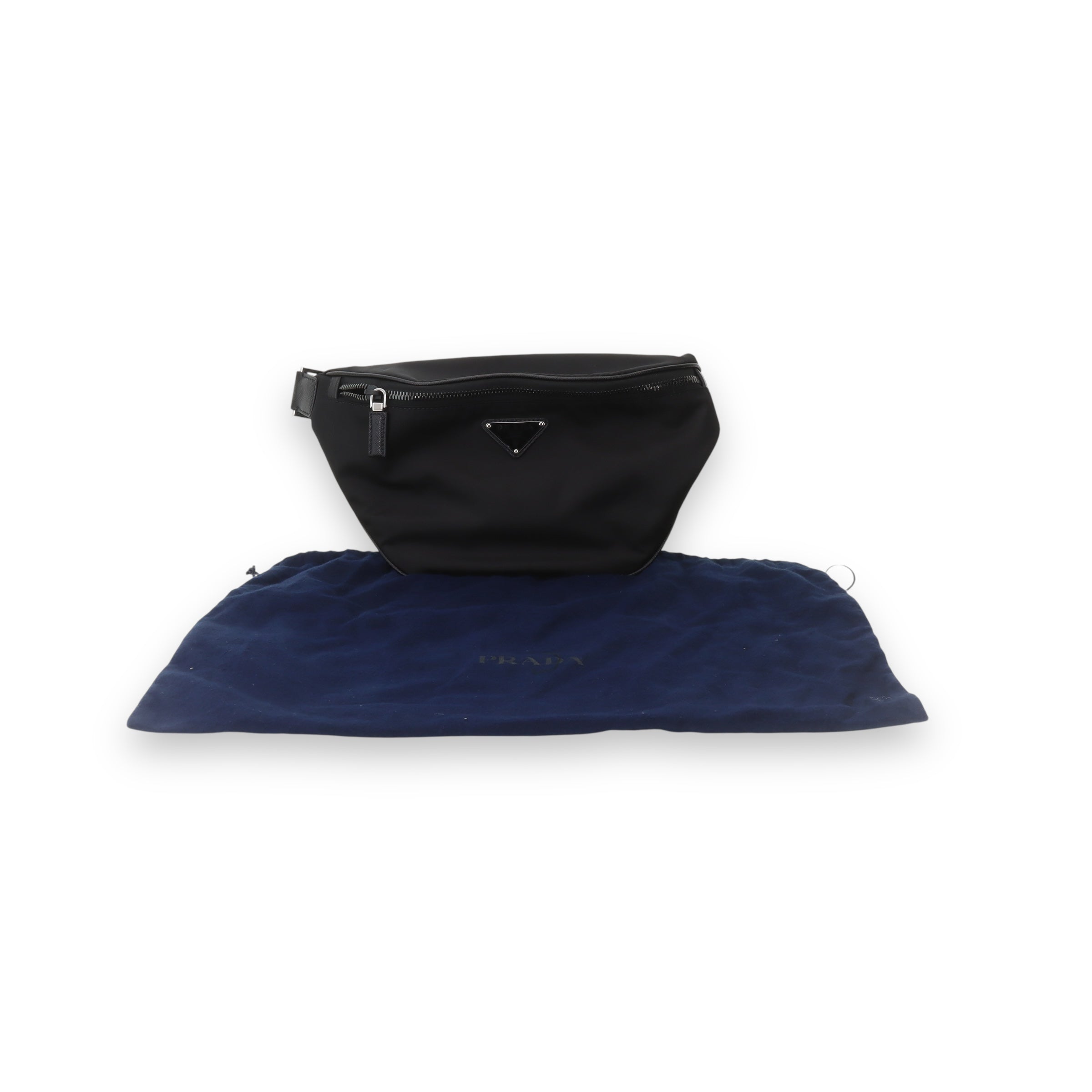 Prada Black Re-Nylon Saffiano Fannypack