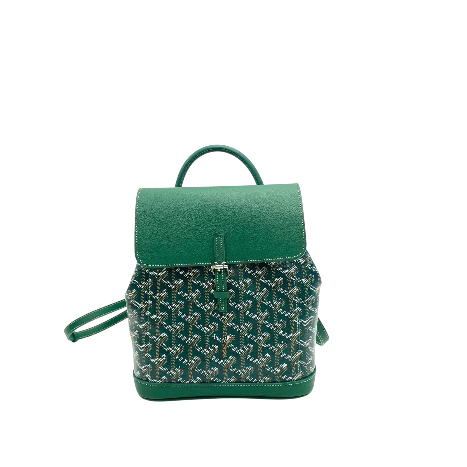 Goyard Green Alpin mini backpack