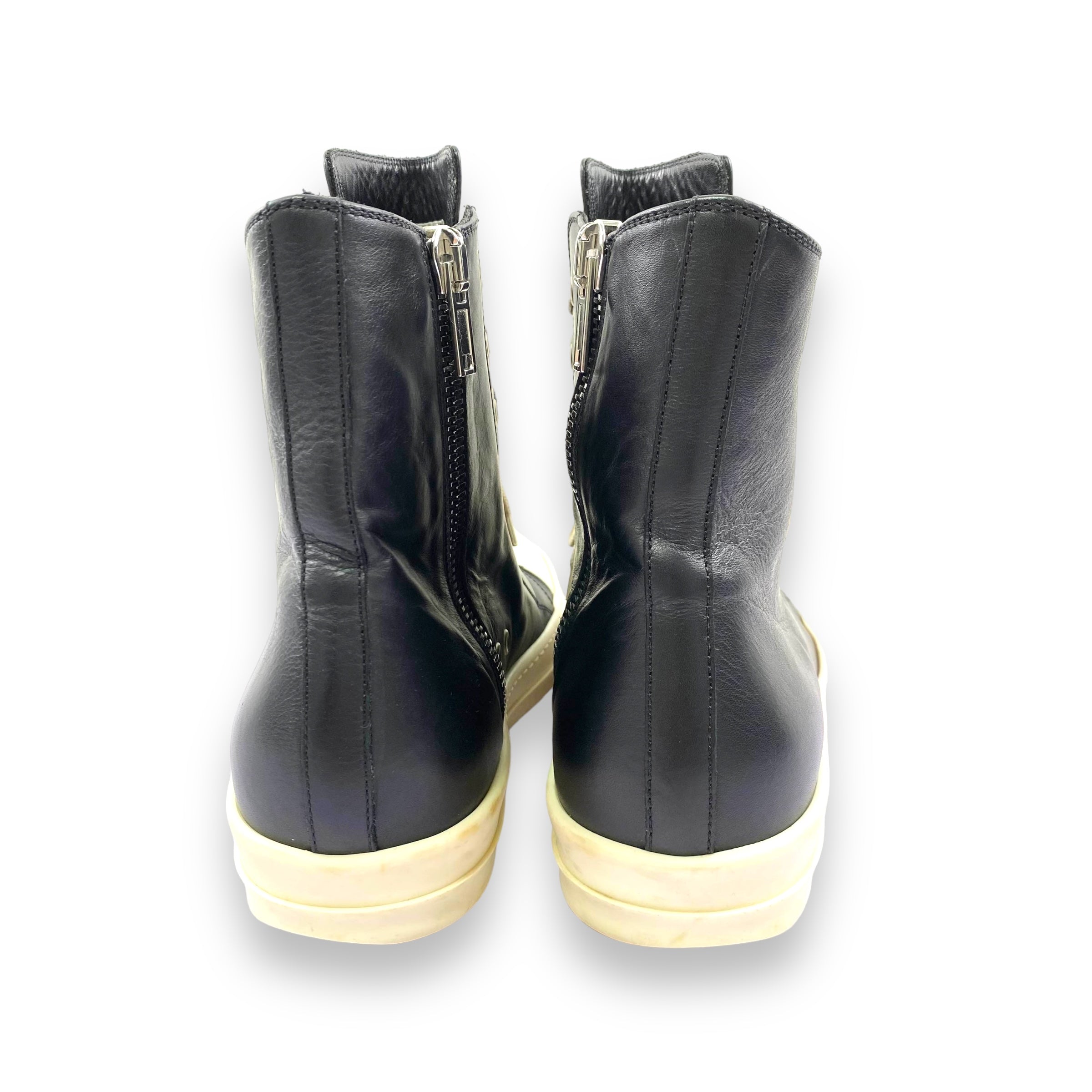 Rick Owens DRKSHDW Fogachine High Black Leather