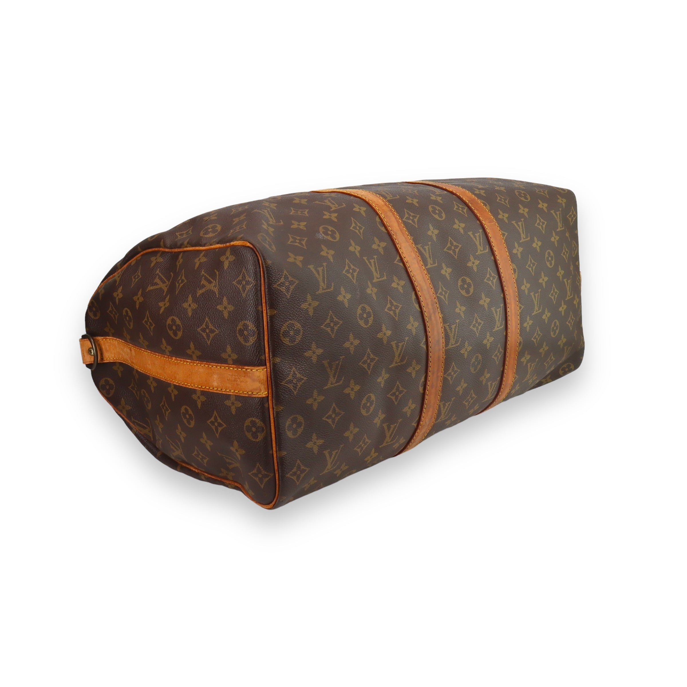 LOUIS VUITTON KEEPALL 50 BROWN DUFFLE BAG