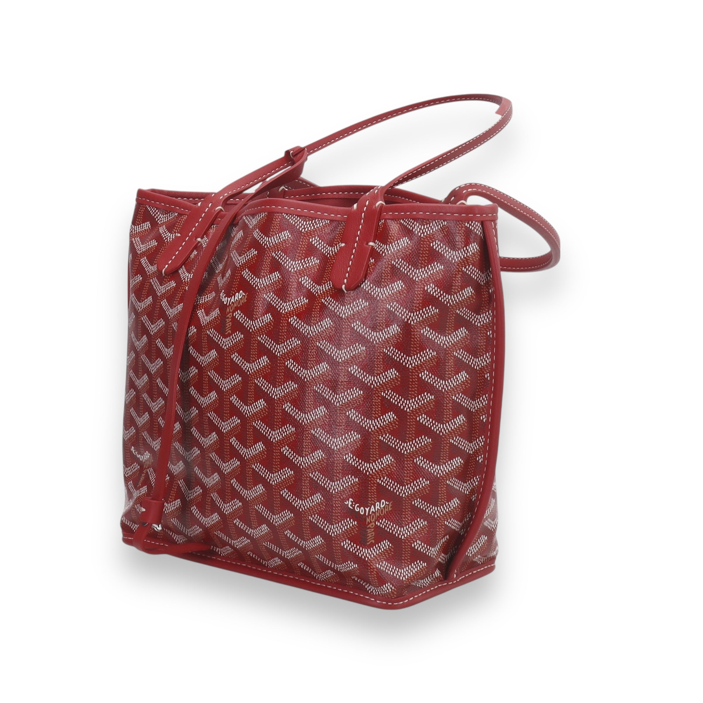 Goyard Red mini Anjou Tote