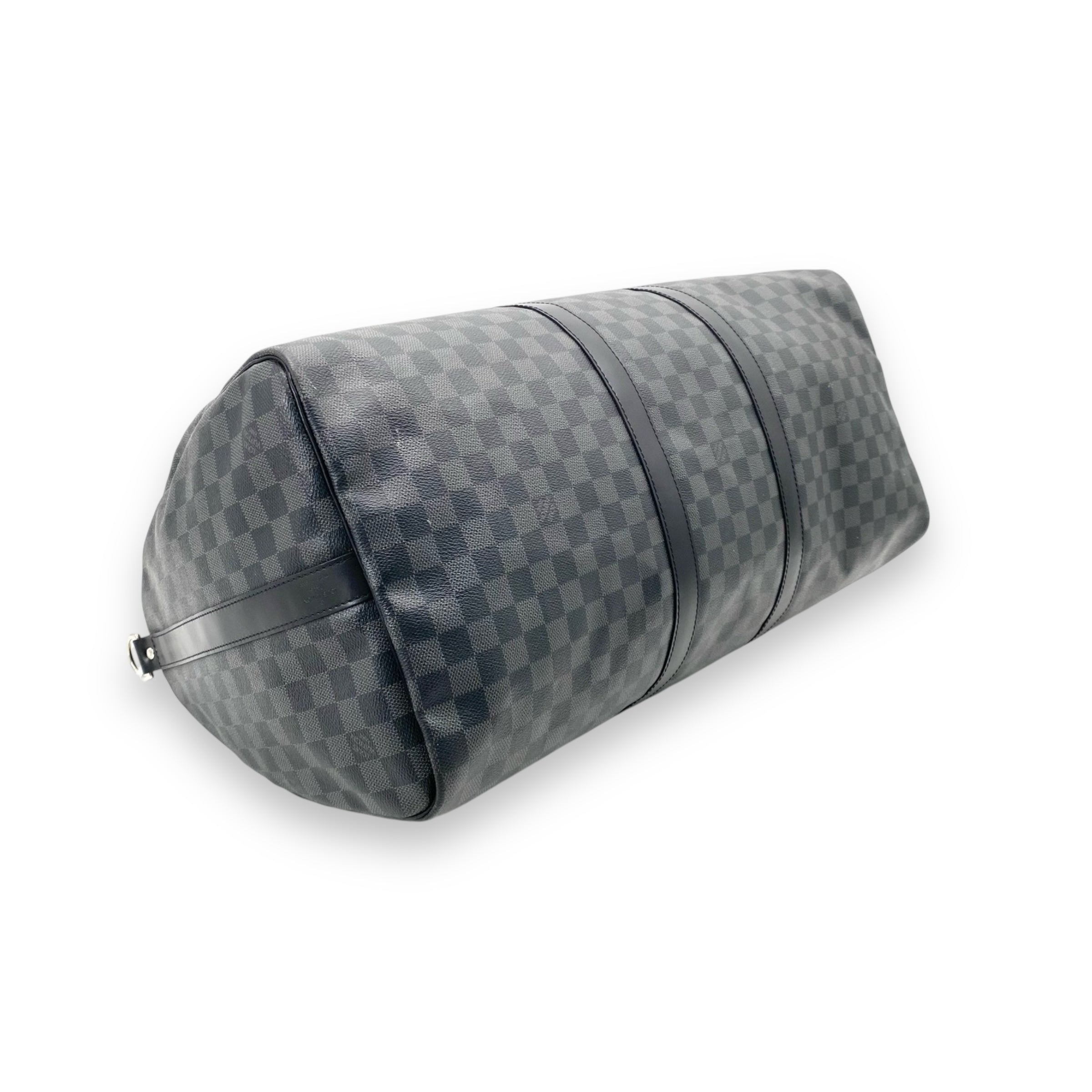 LV Black Damier Keepall 55