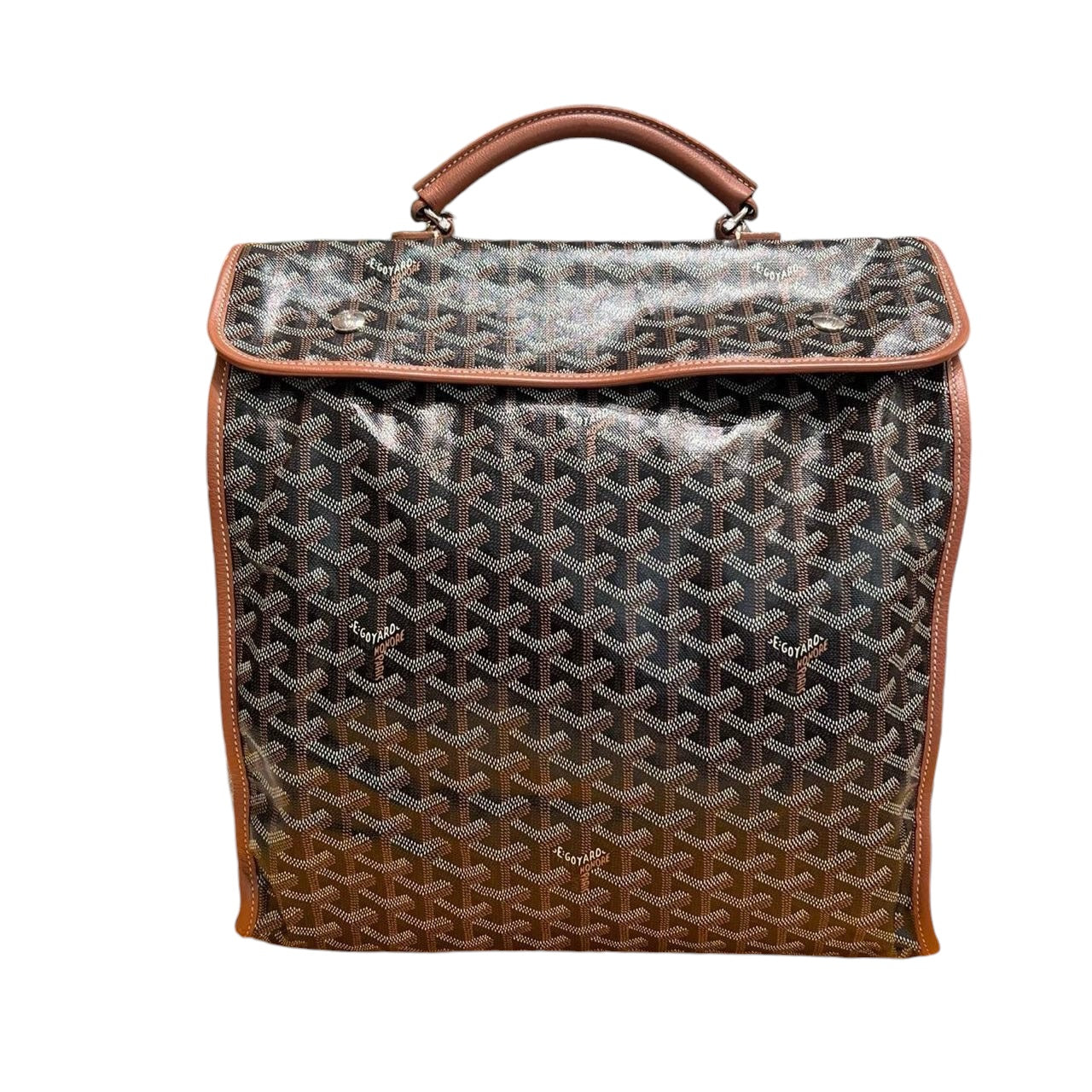 Goyard Saint Leger Backpack Black/Tan