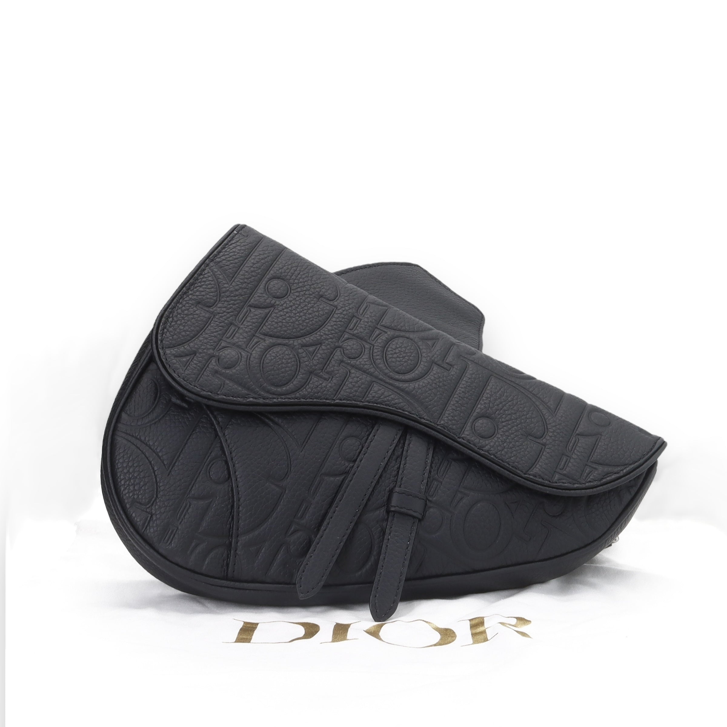 Dior Black Gravity Leather