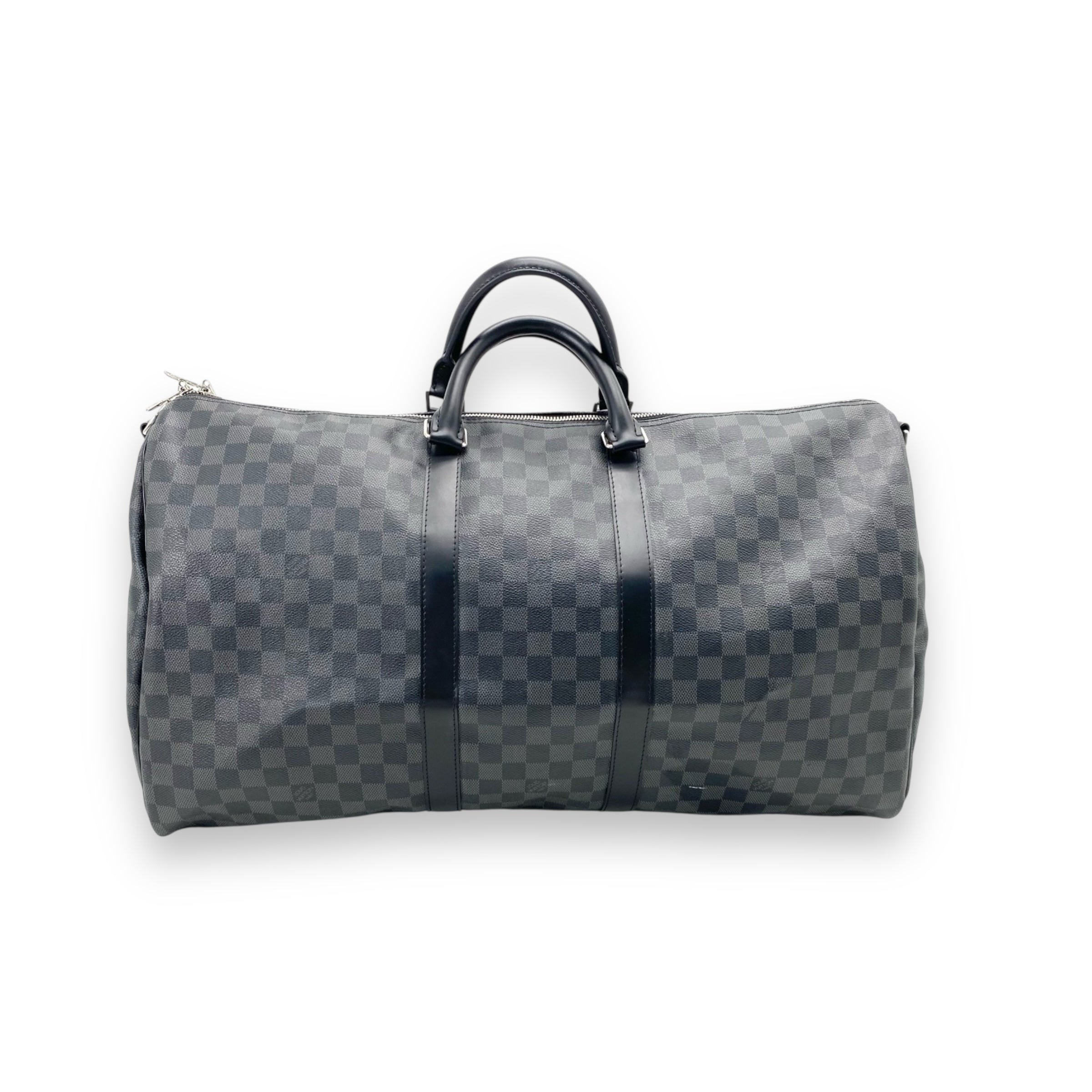 LV Black Damier Keepall 55