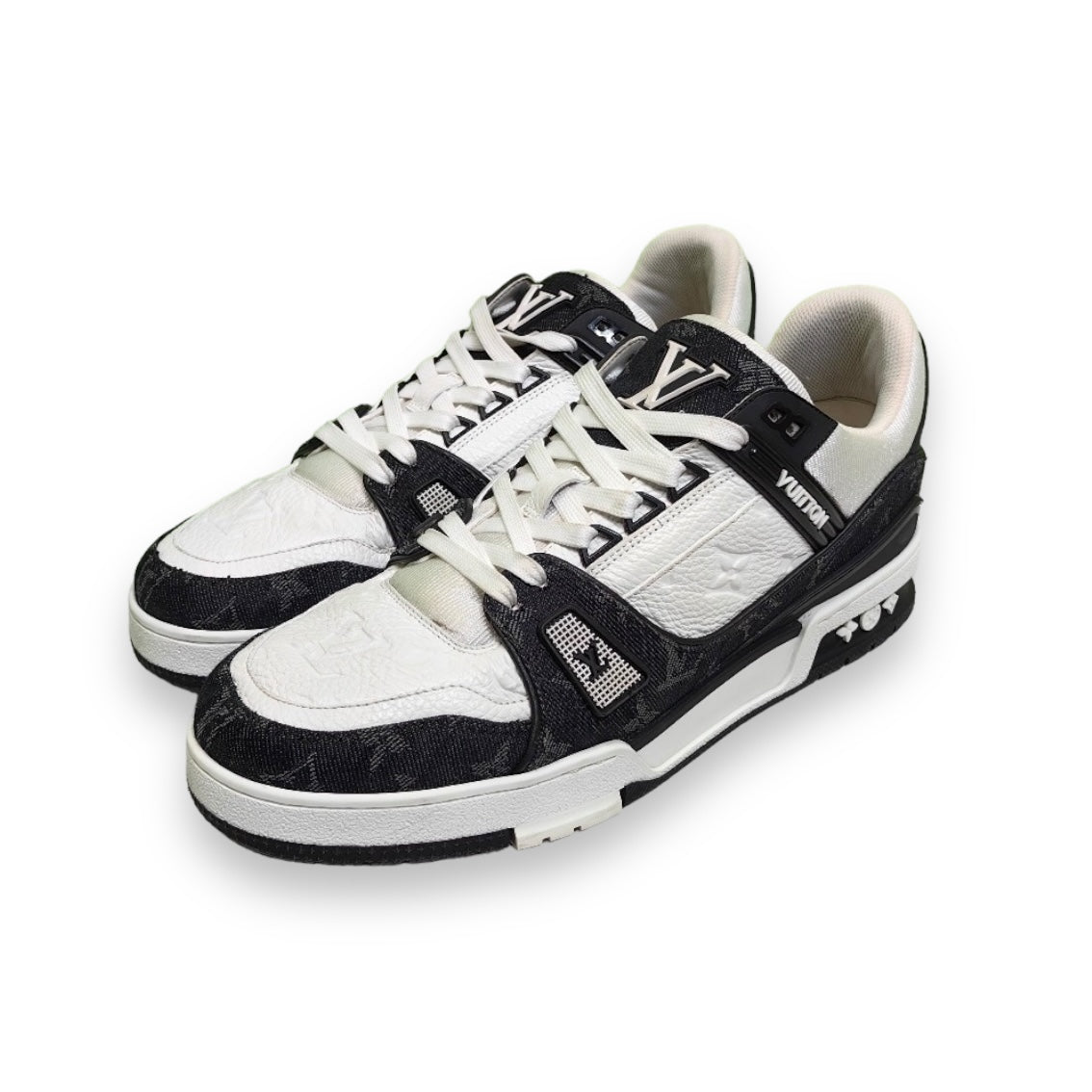 LV white/black trainers