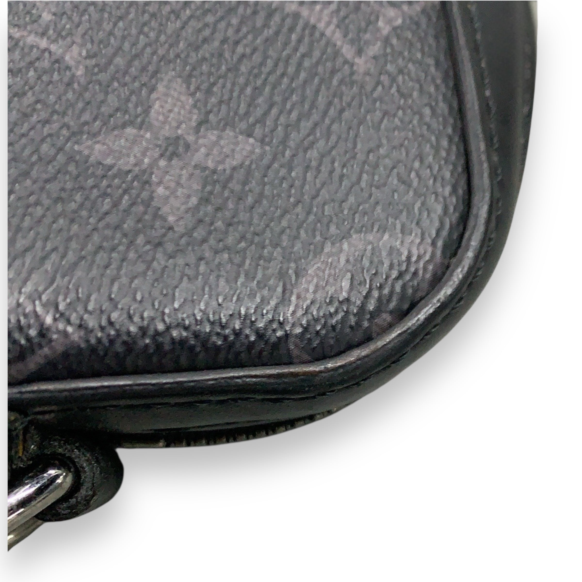 LV Black Monogram Trio Messenger Bag