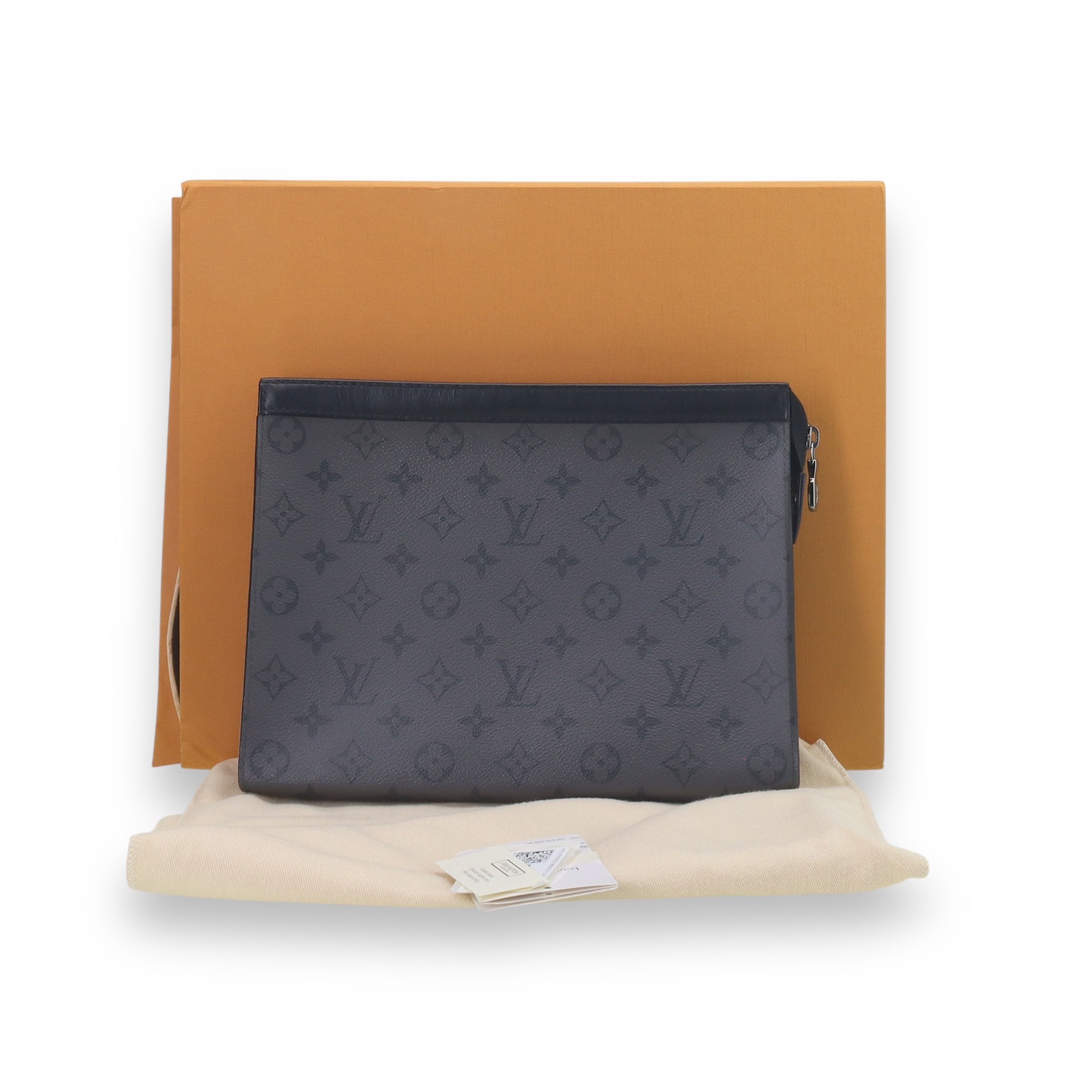 LV Grey/Black Pochette Voyage