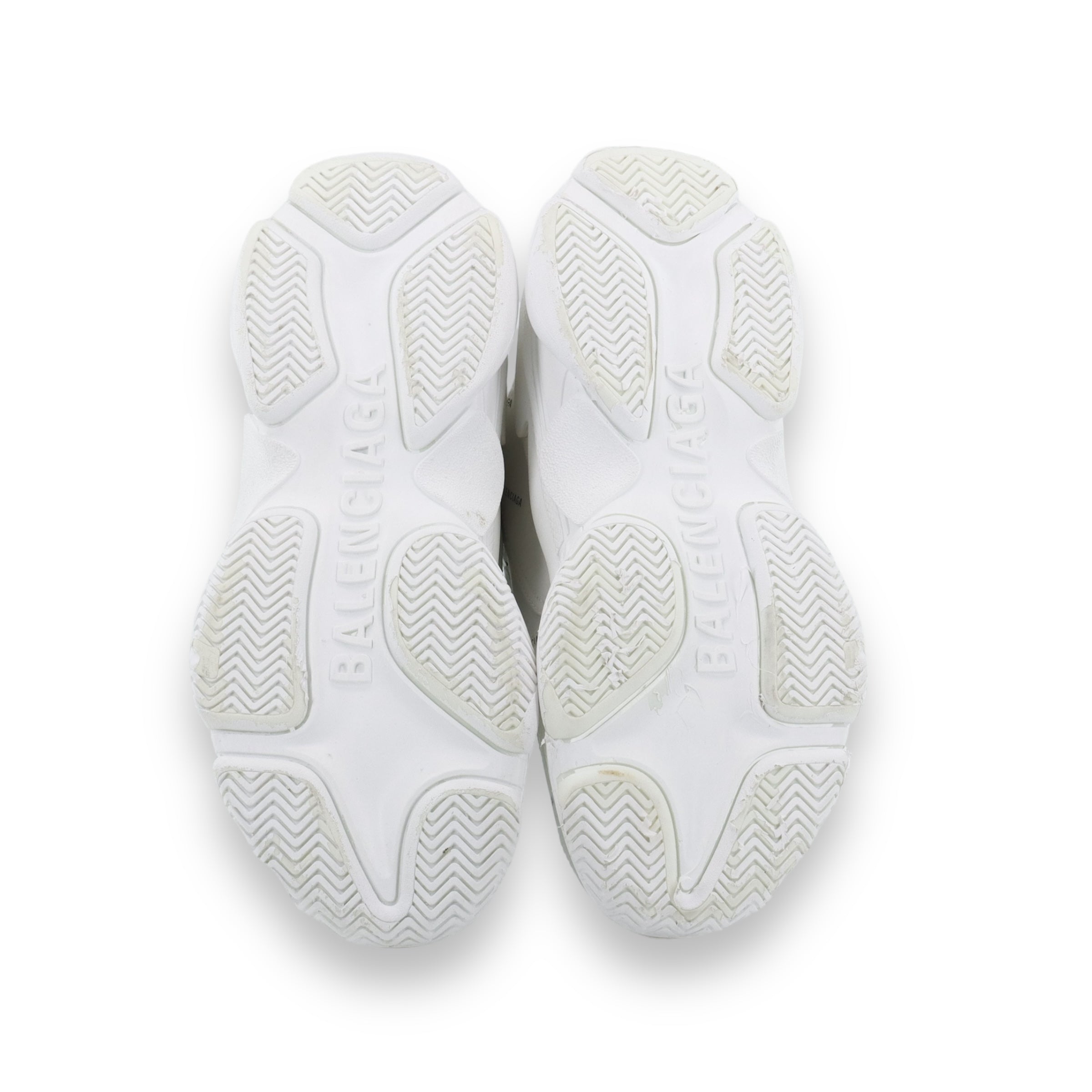 Balenciaga Triple S Allover Logo White