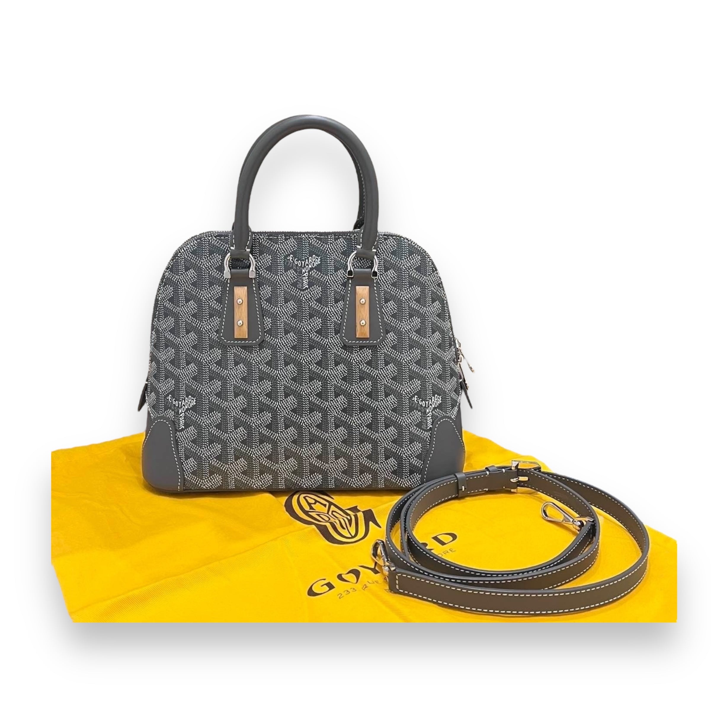Goyard Grey PM Vendome Purse