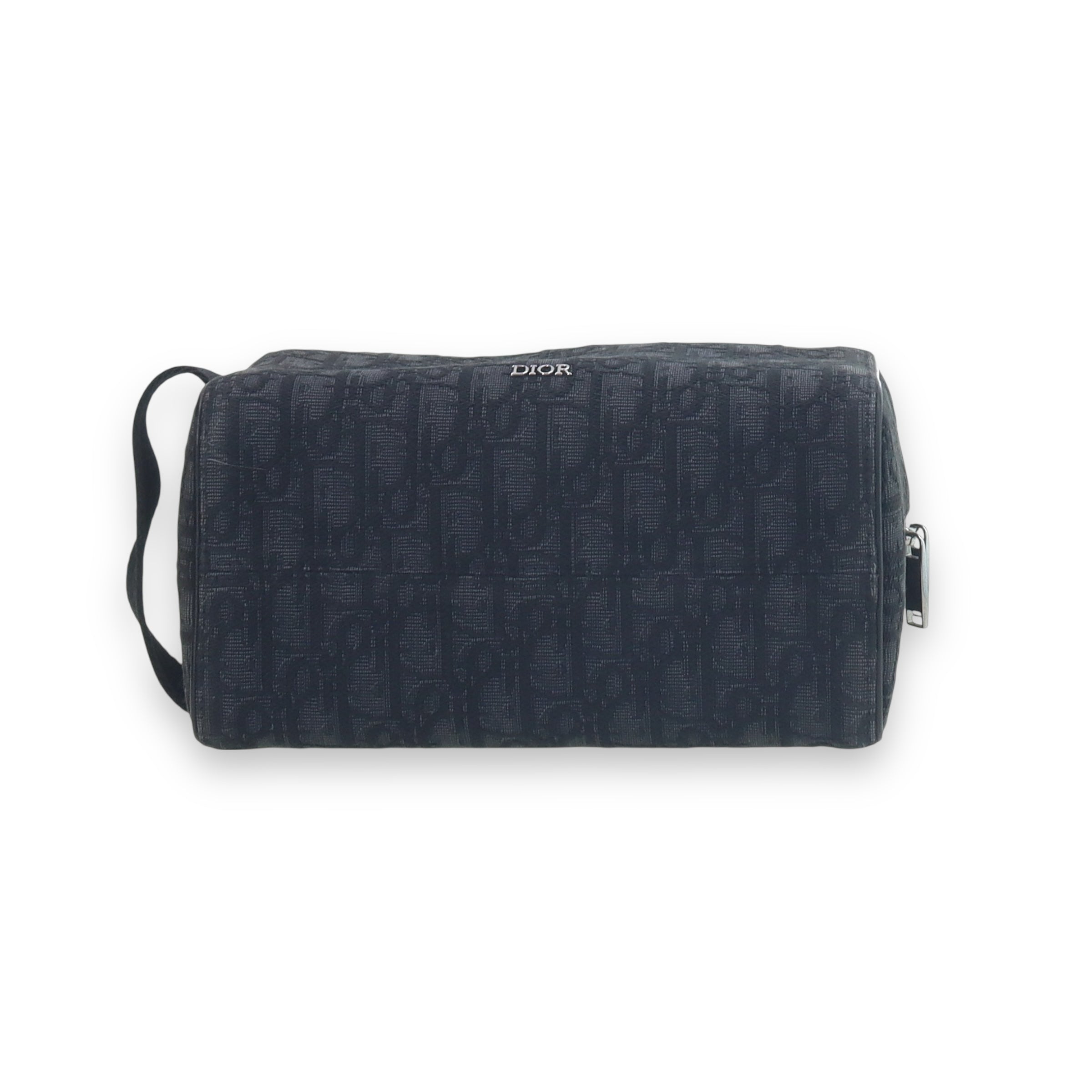 Dior Black Oblique Lingot 25 Toiletry Pouch