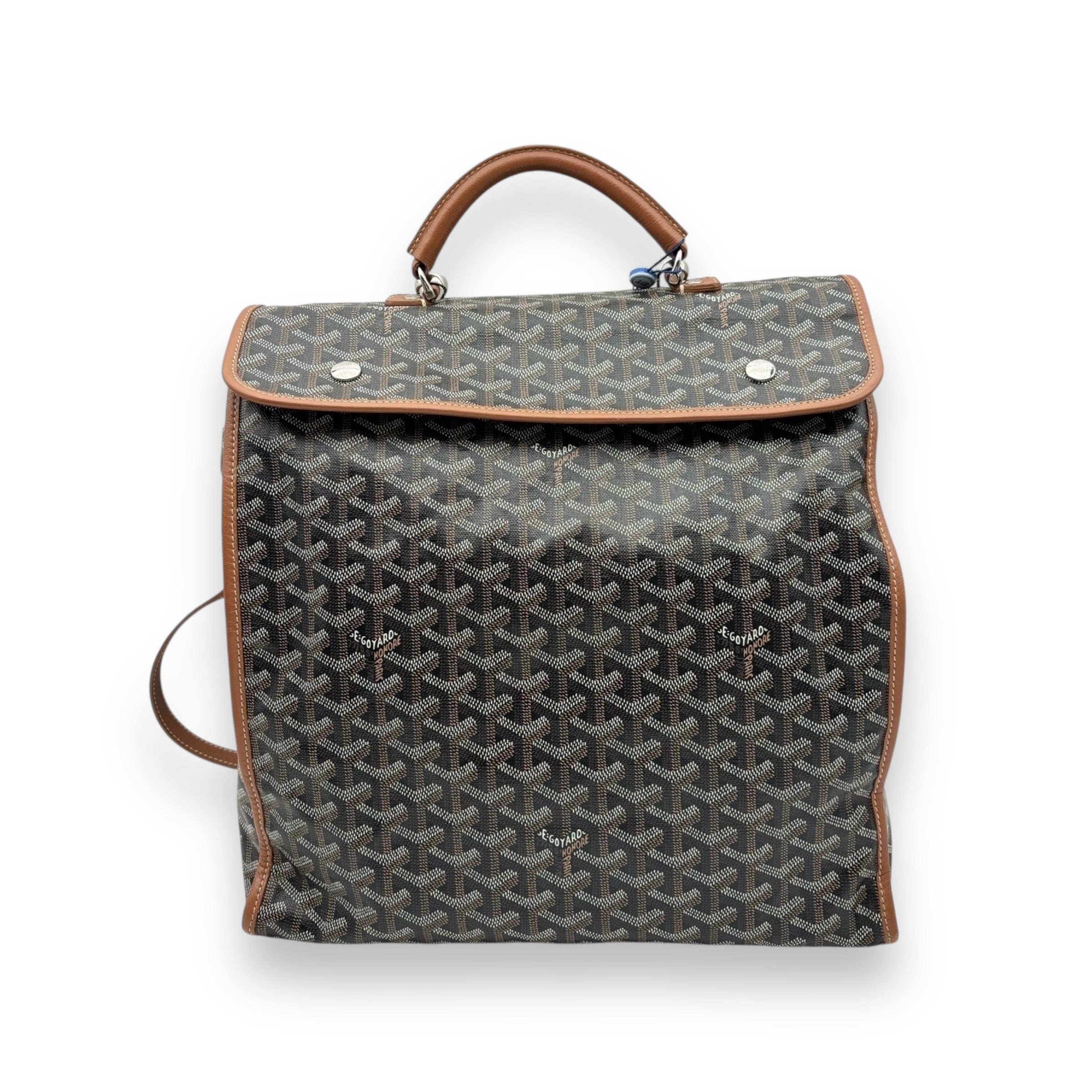 Goyard brown Ledger backpack