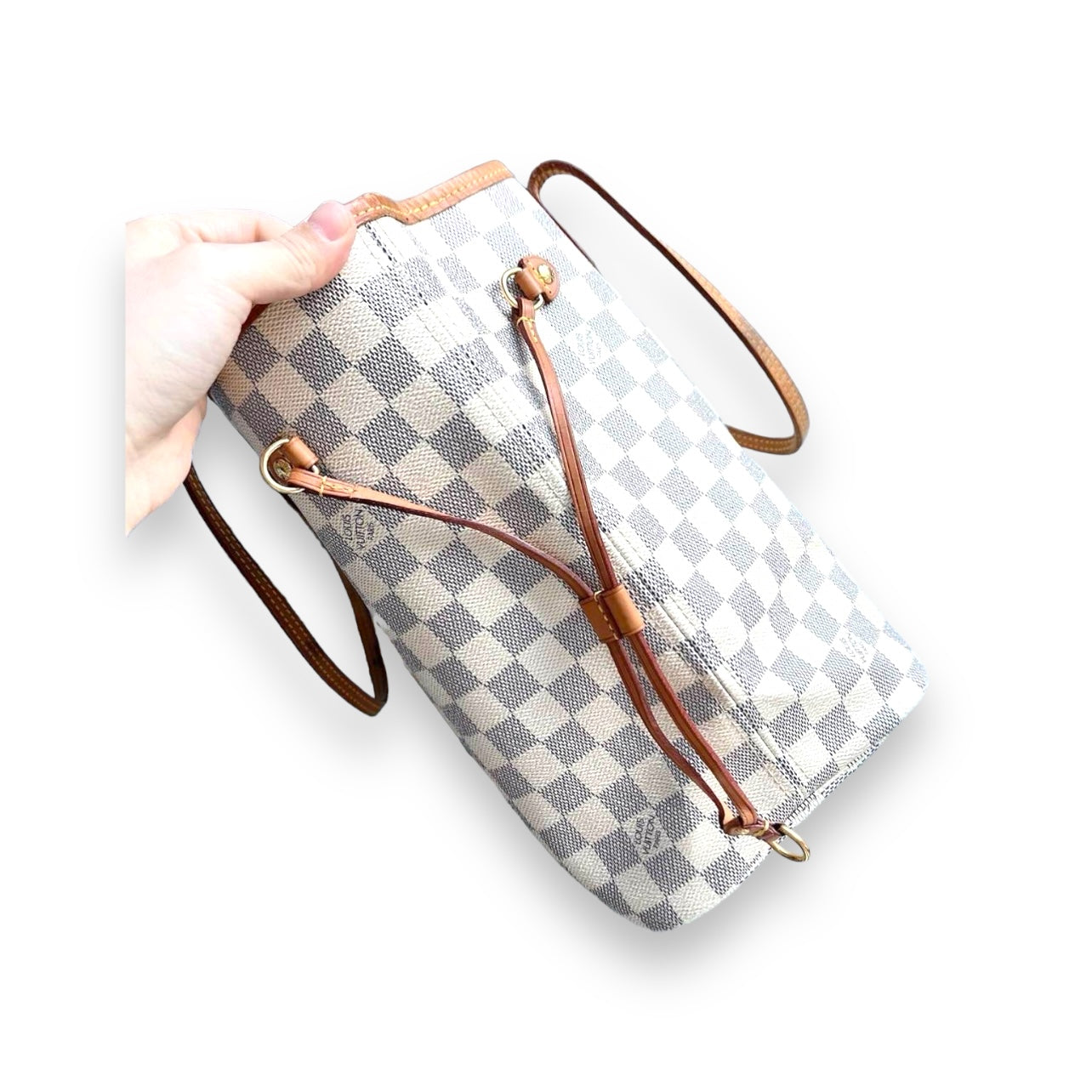 LOUIS VUITTON NEVERFULL GM ROSE BALLERINE DAMIER AZUR