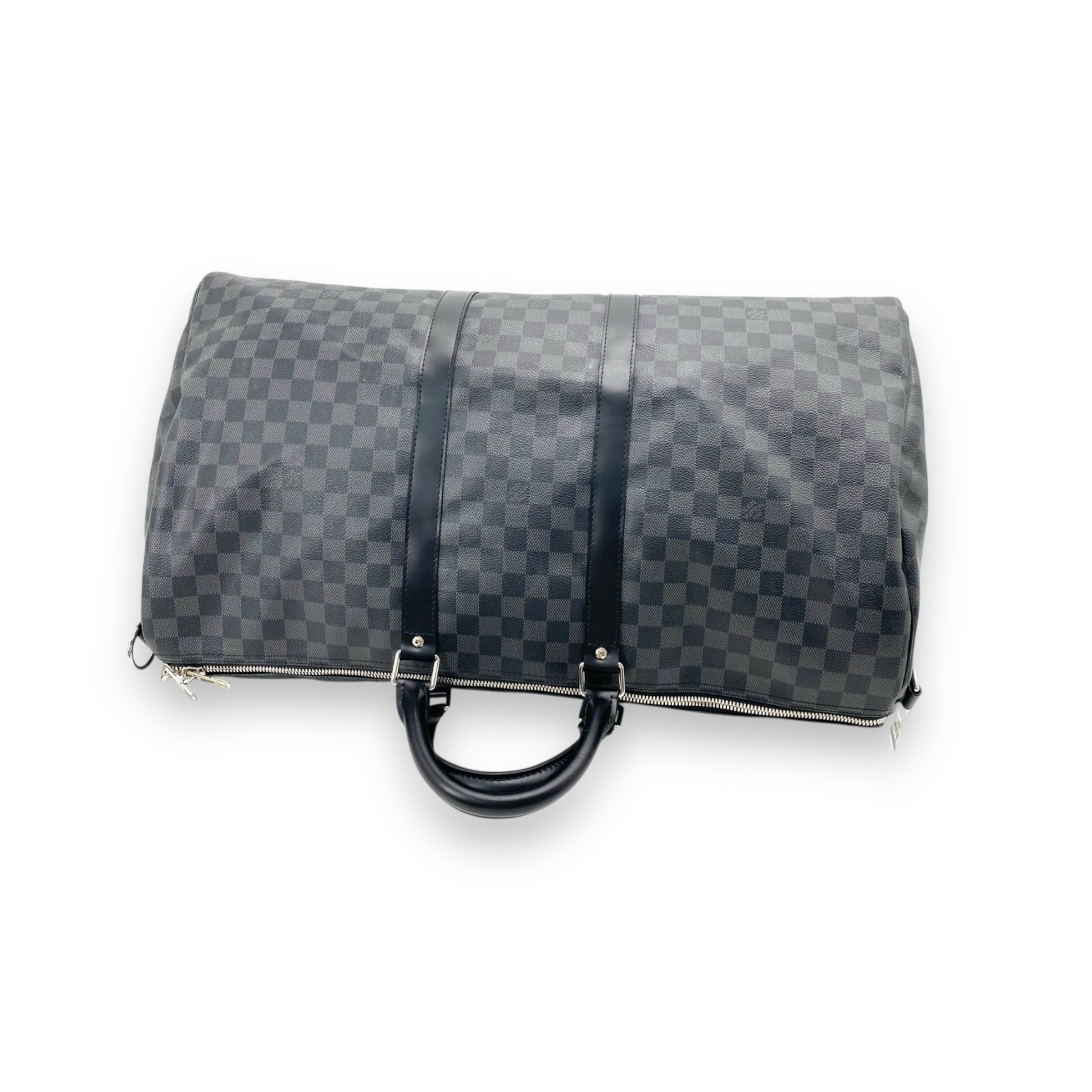 LV Black Damier Keepall 55