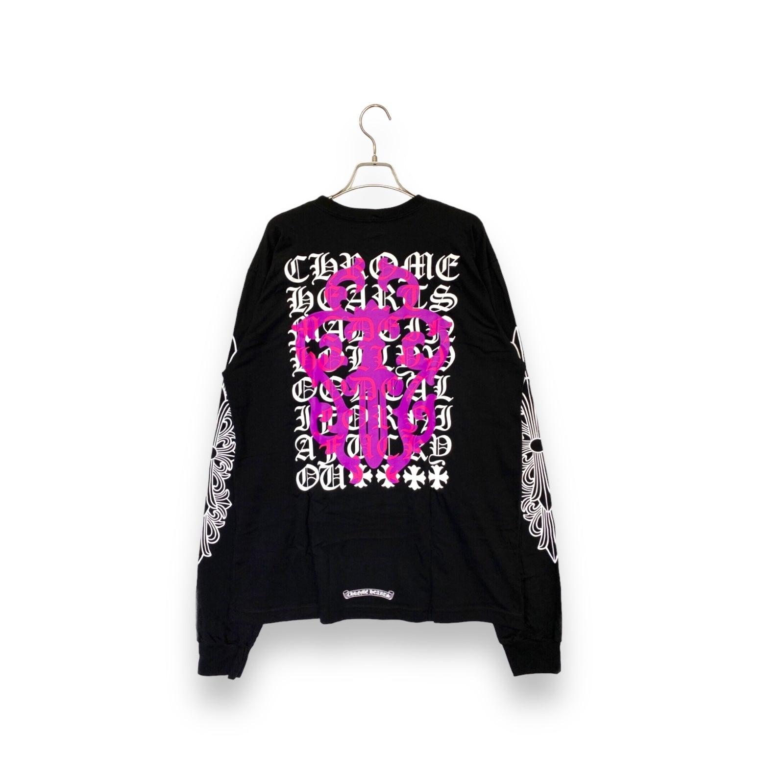Chrome Hearts Eye Chart Dagger Long Sleeve T-shirt