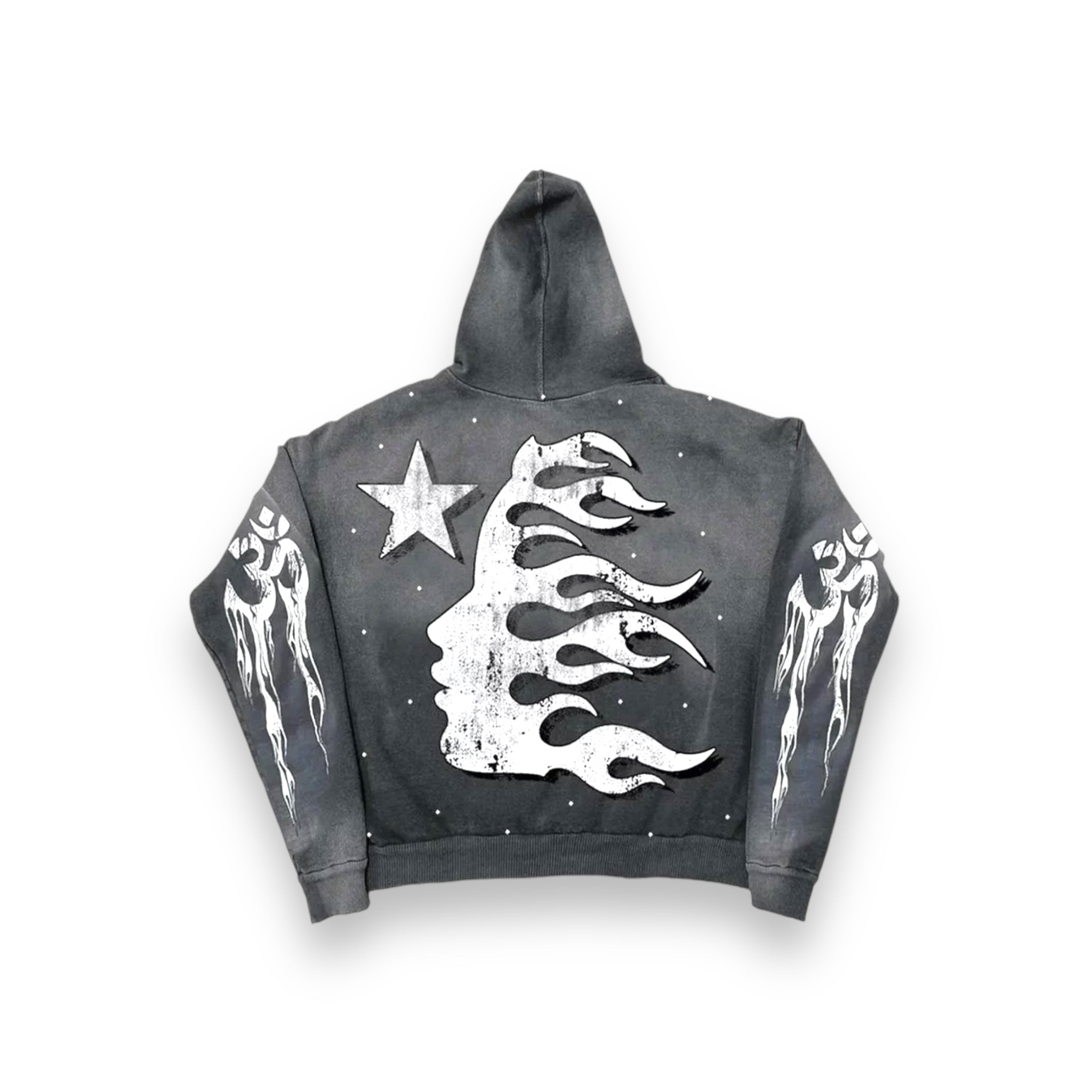 Hellstar Racer Hoodie Vintage Black