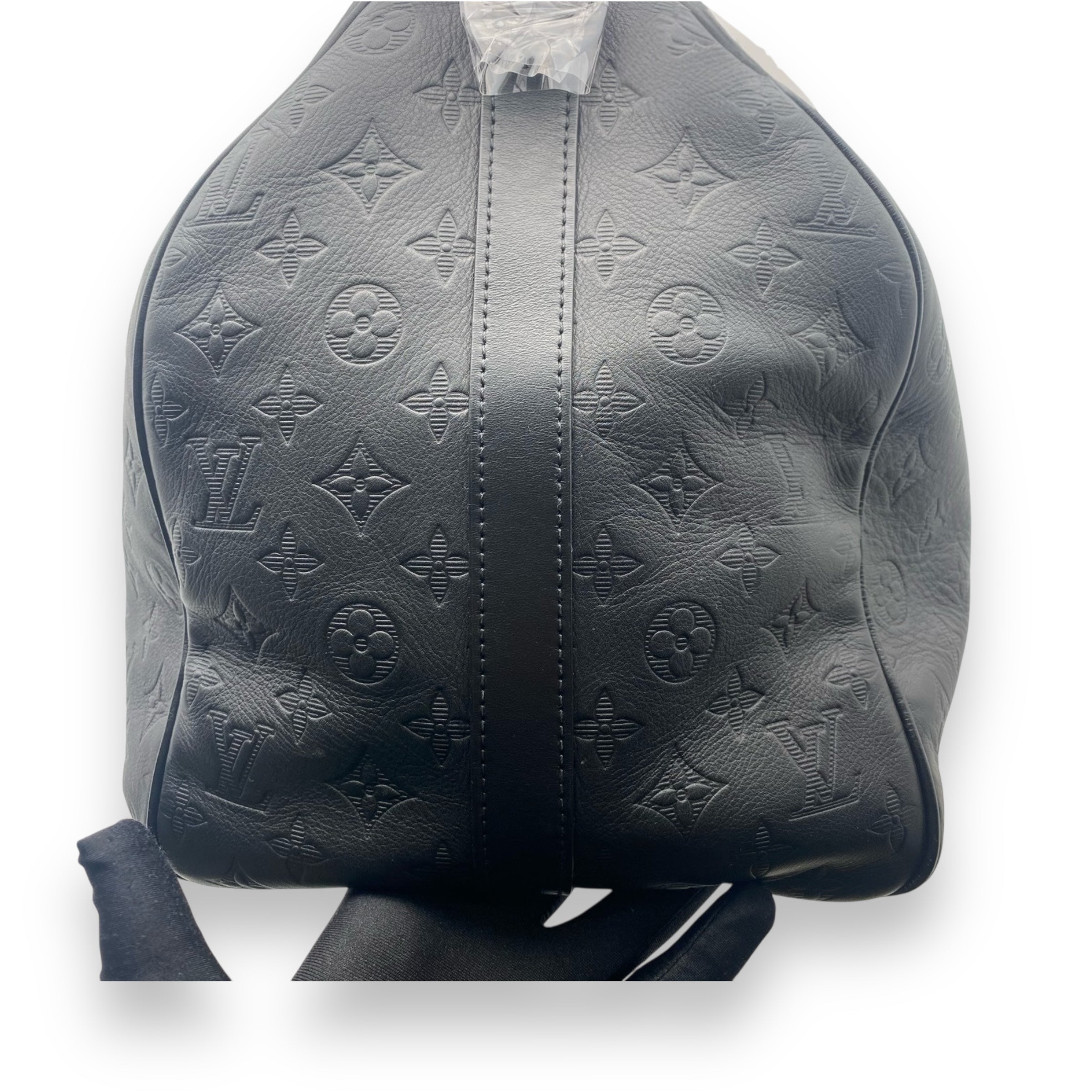 LV Black Monogram Keepall 50