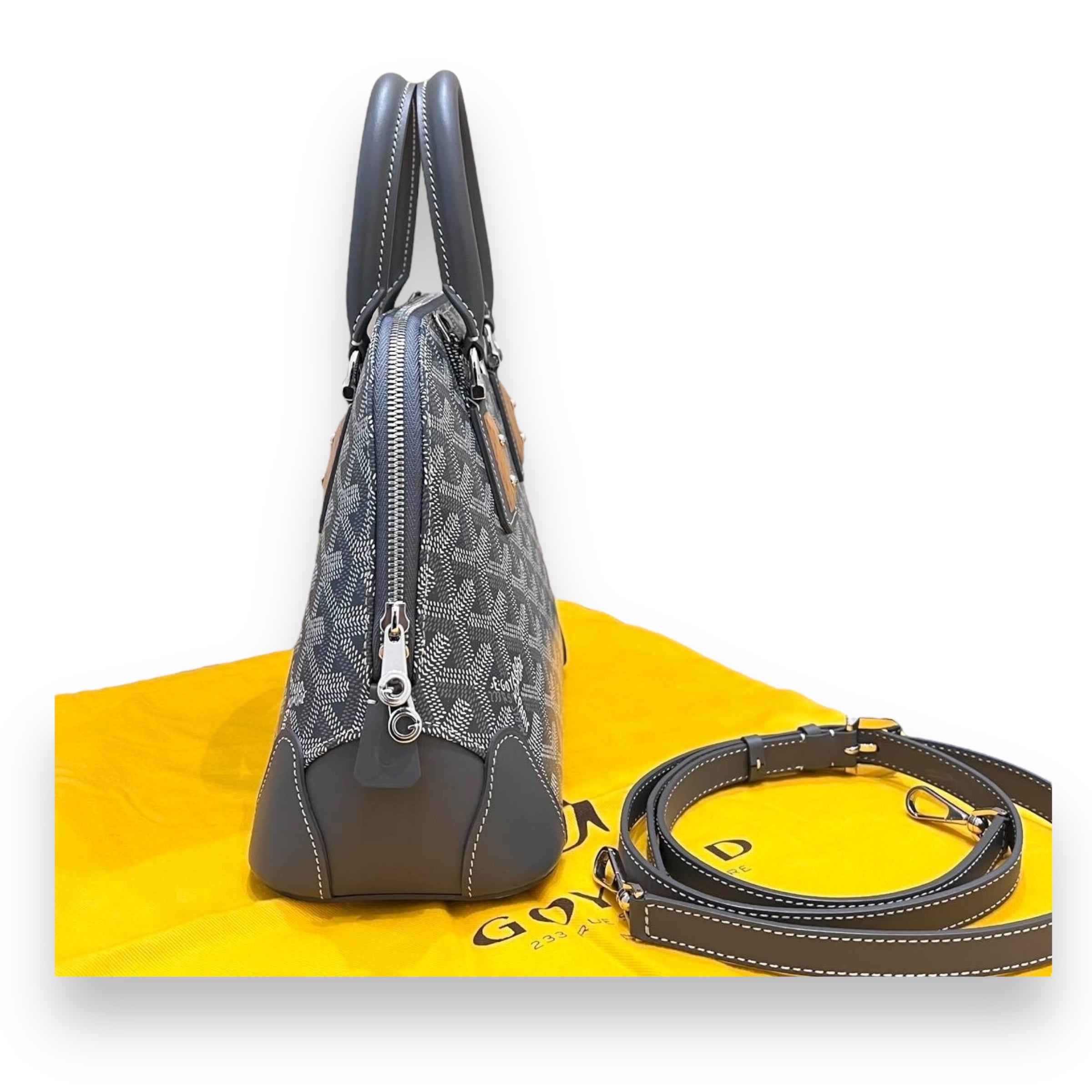 Goyard Grey PM Vendome Purse