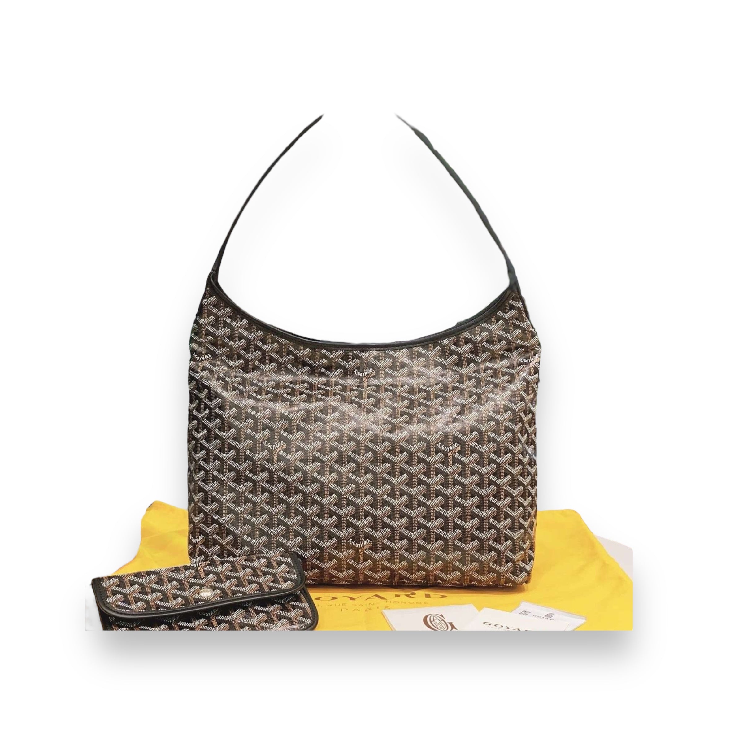 Goyard black Hobo Tote bag