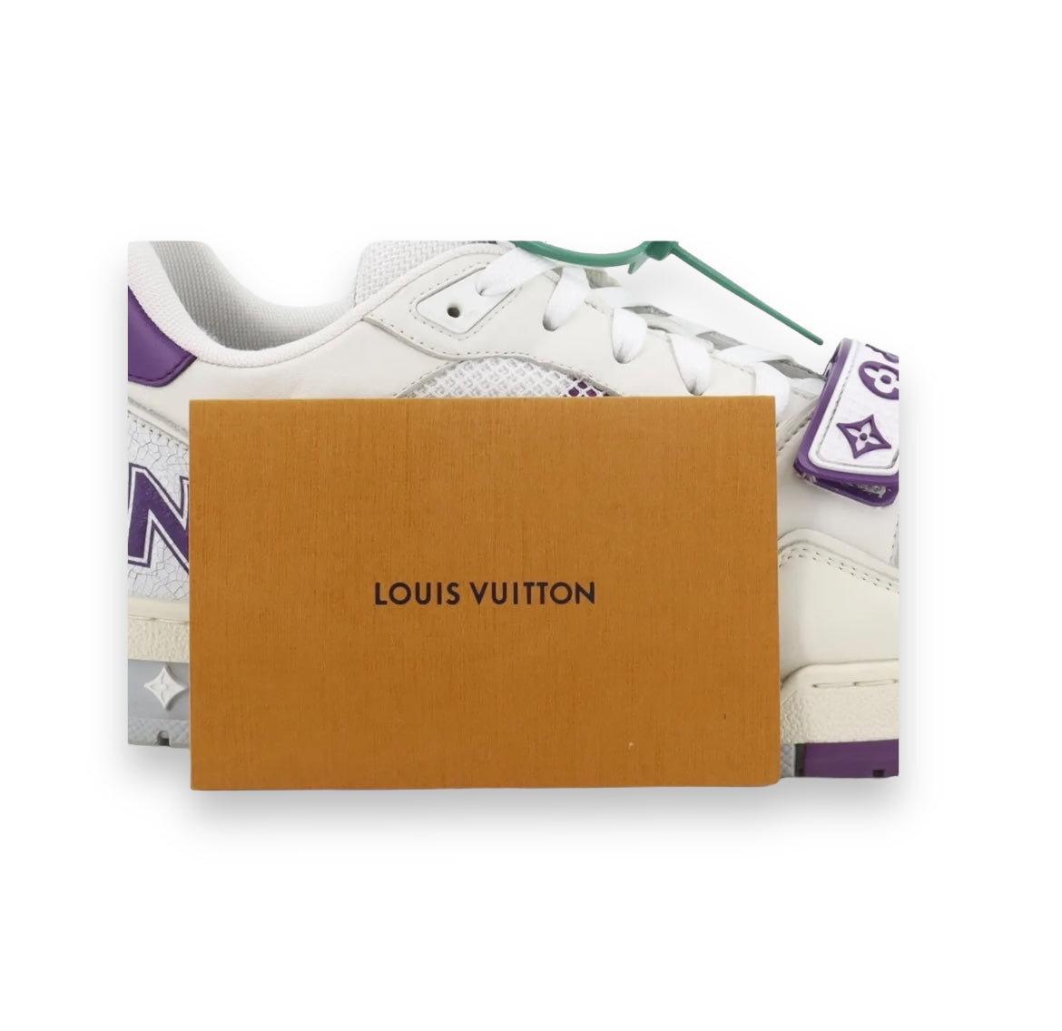 LV White/Purple Mesh Trainer