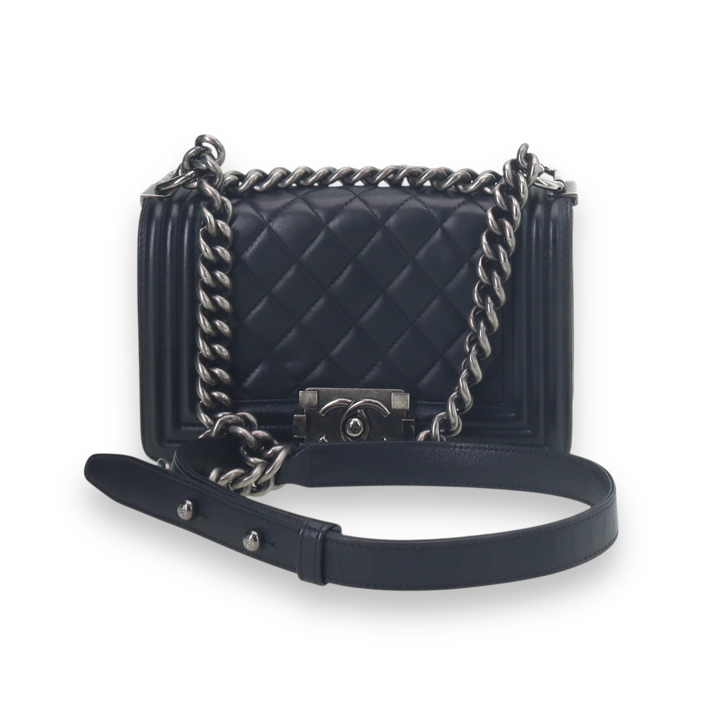 Chanel Black Small Boy purse