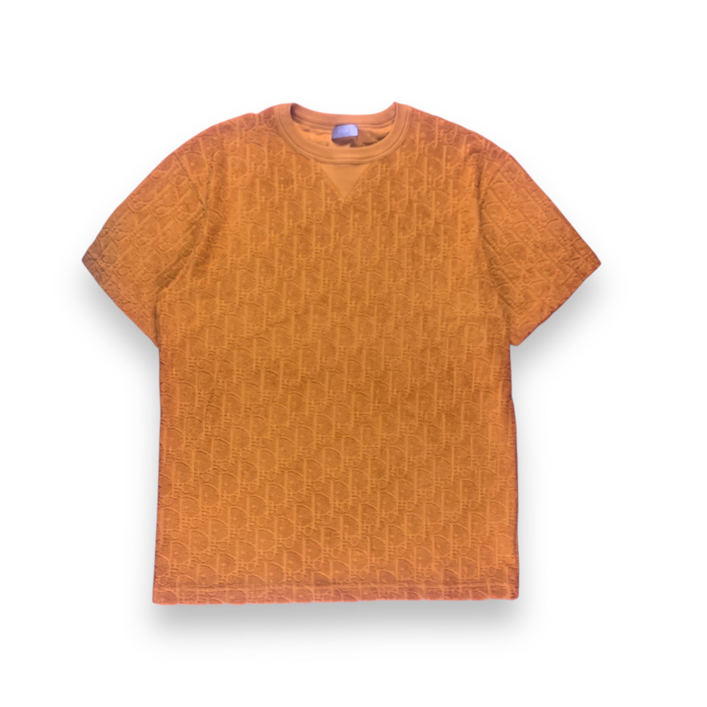Dior Oblique Relaxed-Fit T-Shirt Orange