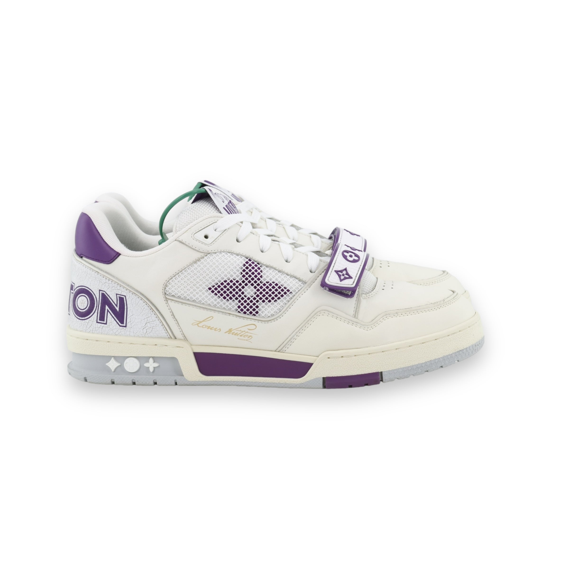 LV White/Purple Mesh Trainer