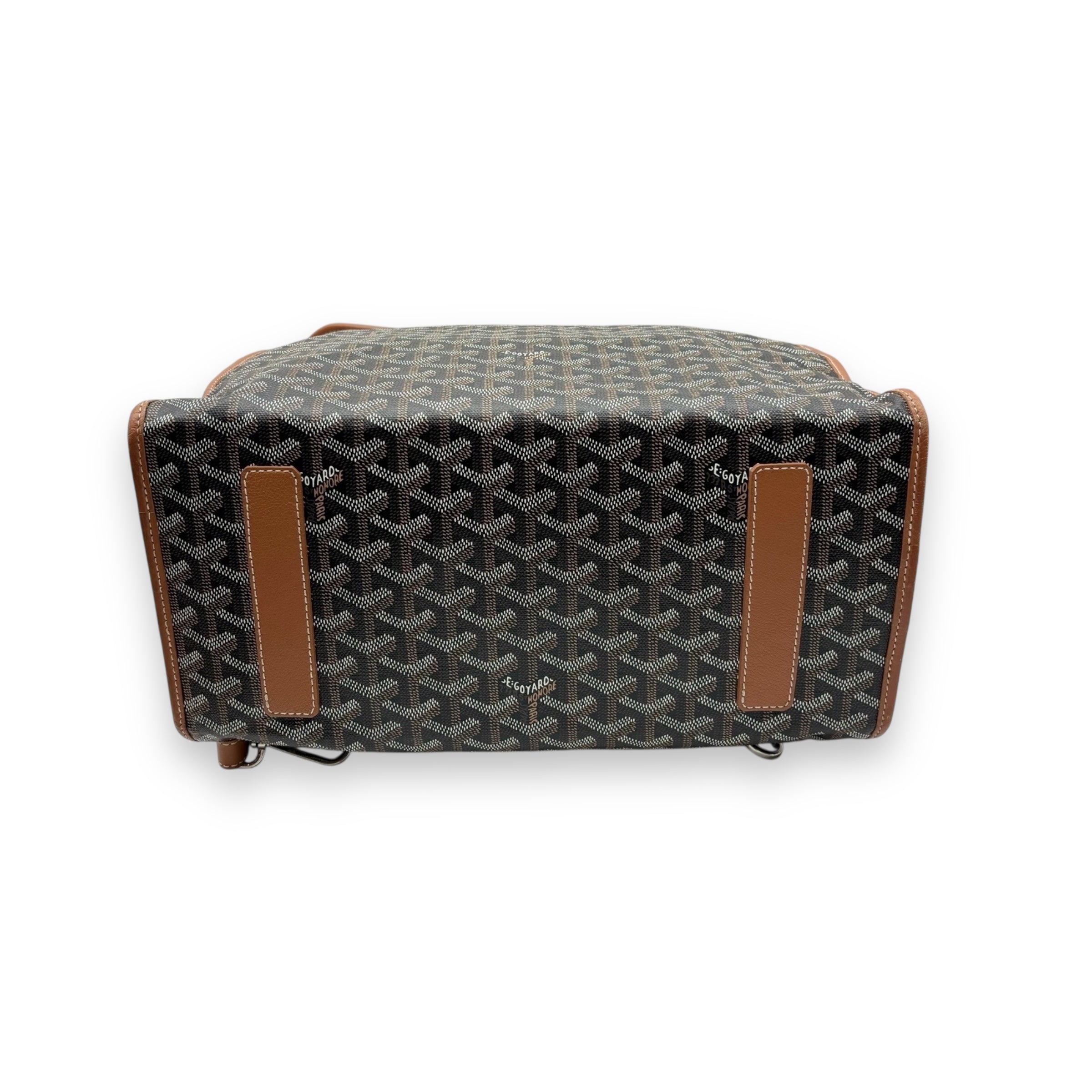 Goyard brown Ledger backpack