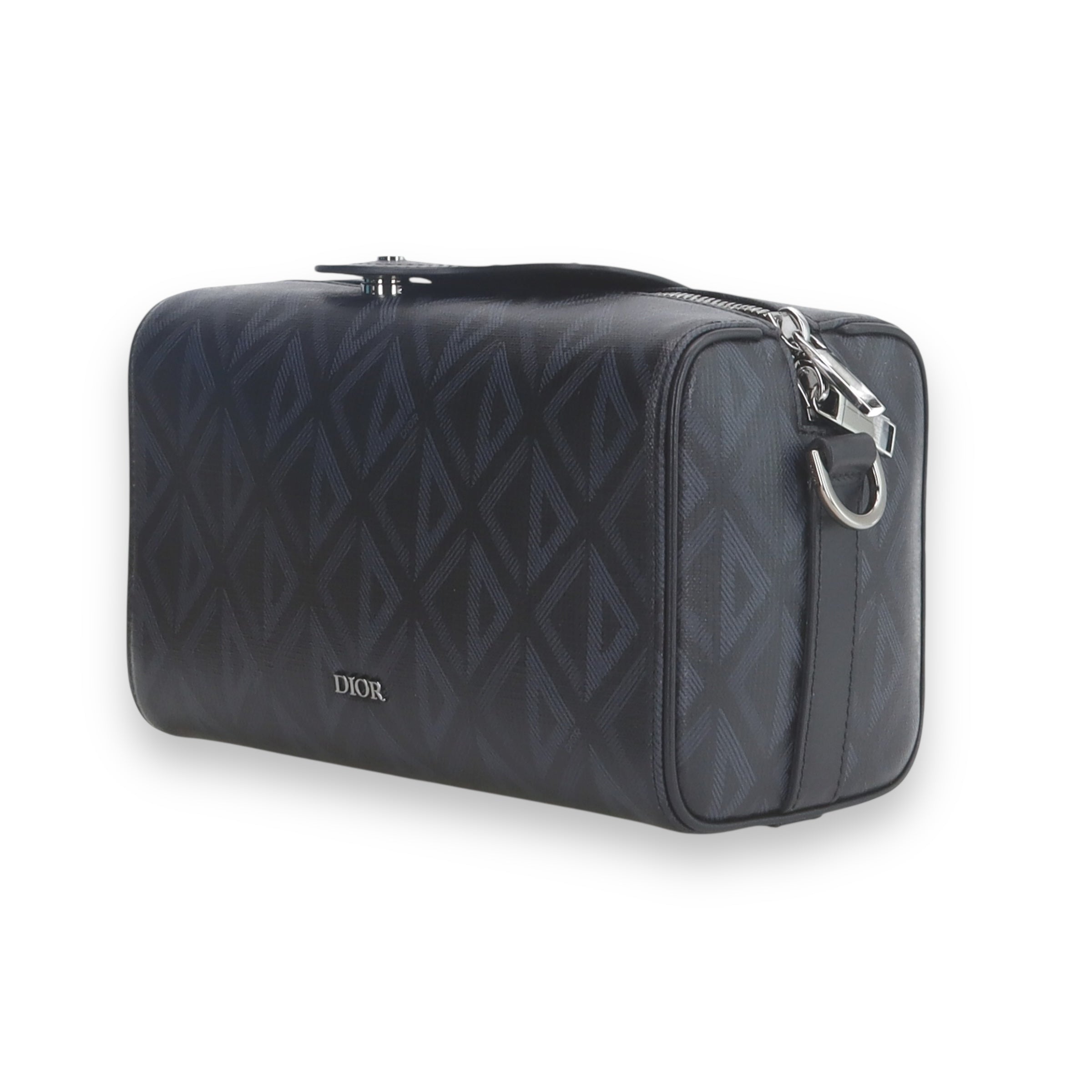 Dior Lingot 25 Bag in Black CD Diamond