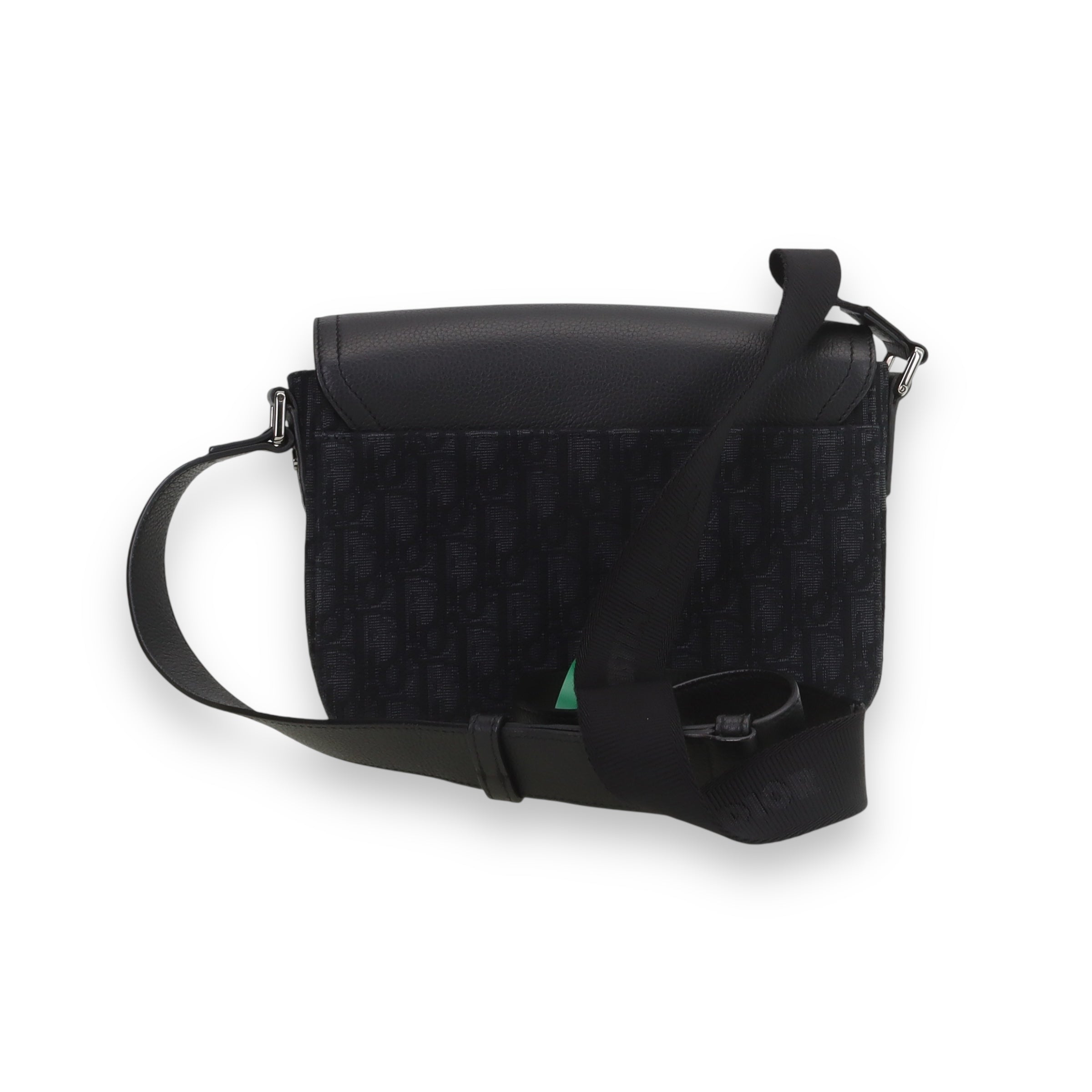 Dior Black oblique Small Saddle Messenger Bag