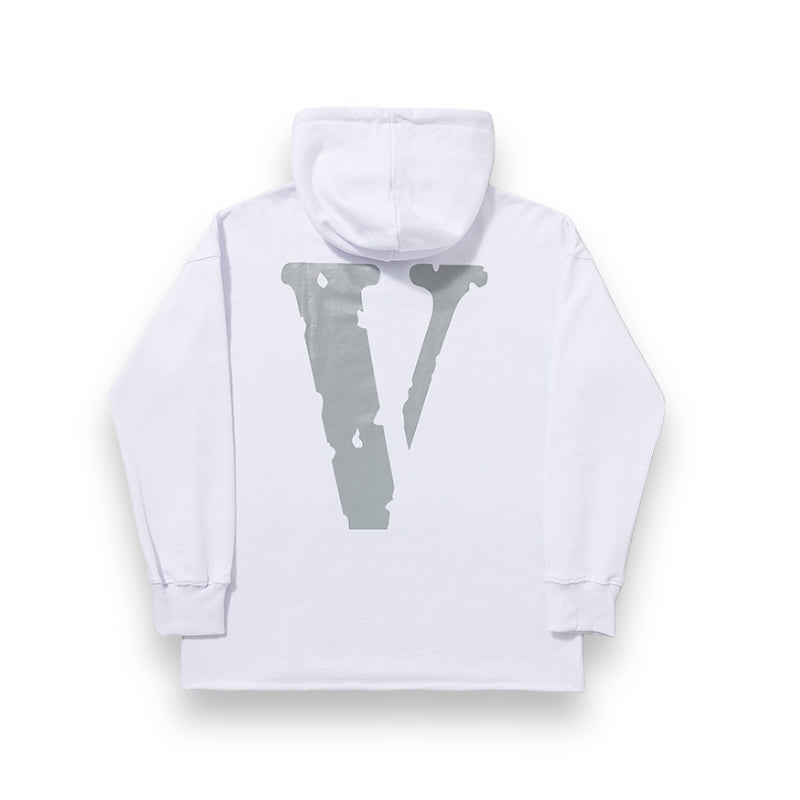 Vlone 3m Reflective White Hoodie