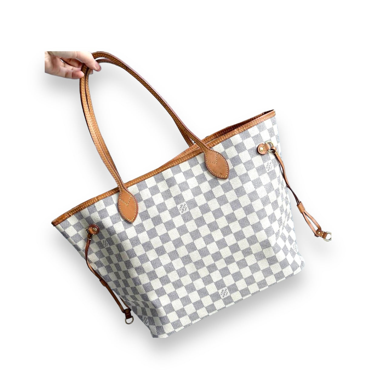 LOUIS VUITTON NEVERFULL GM ROSE BALLERINE DAMIER AZUR