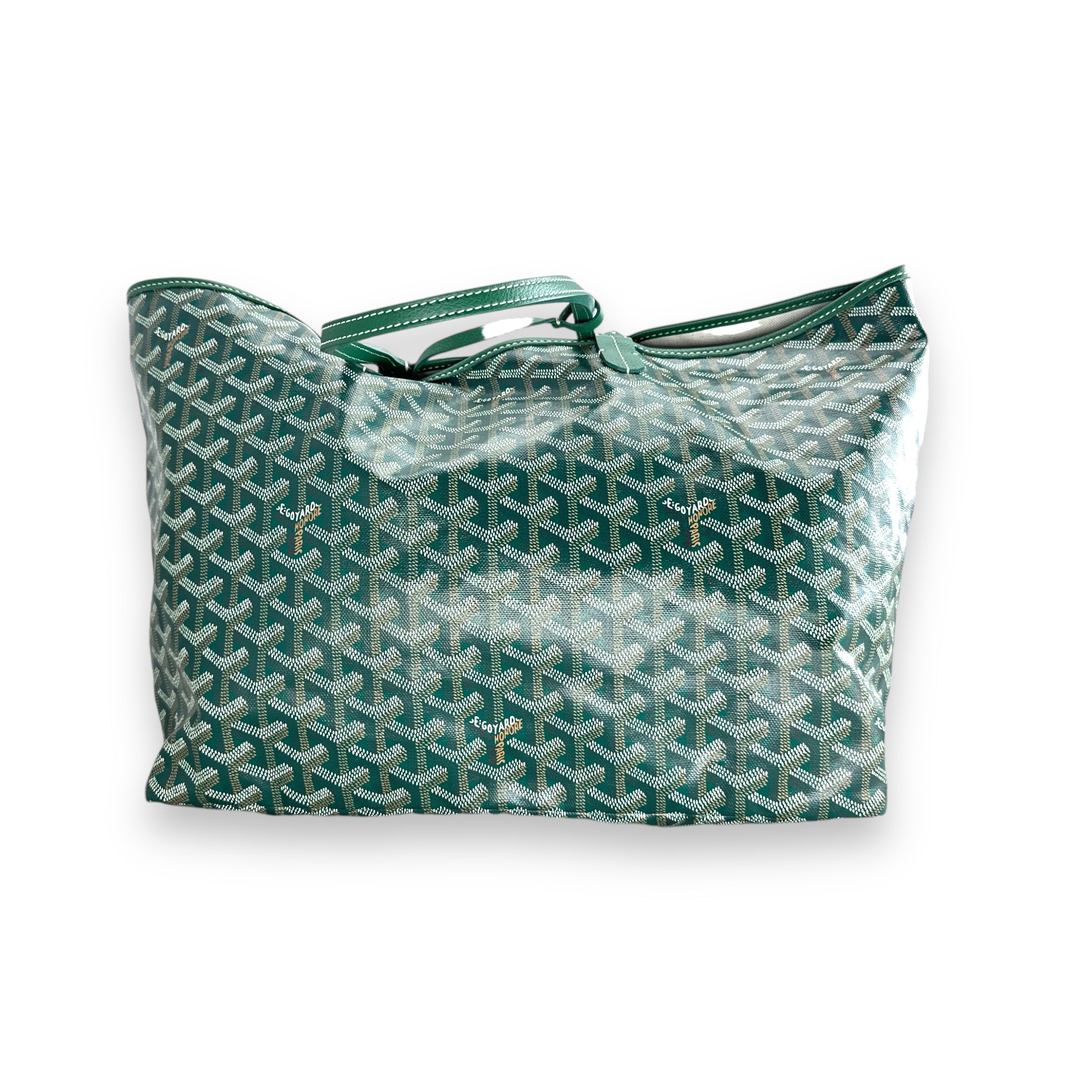 Goyard Saint Louis Green Tote Bag