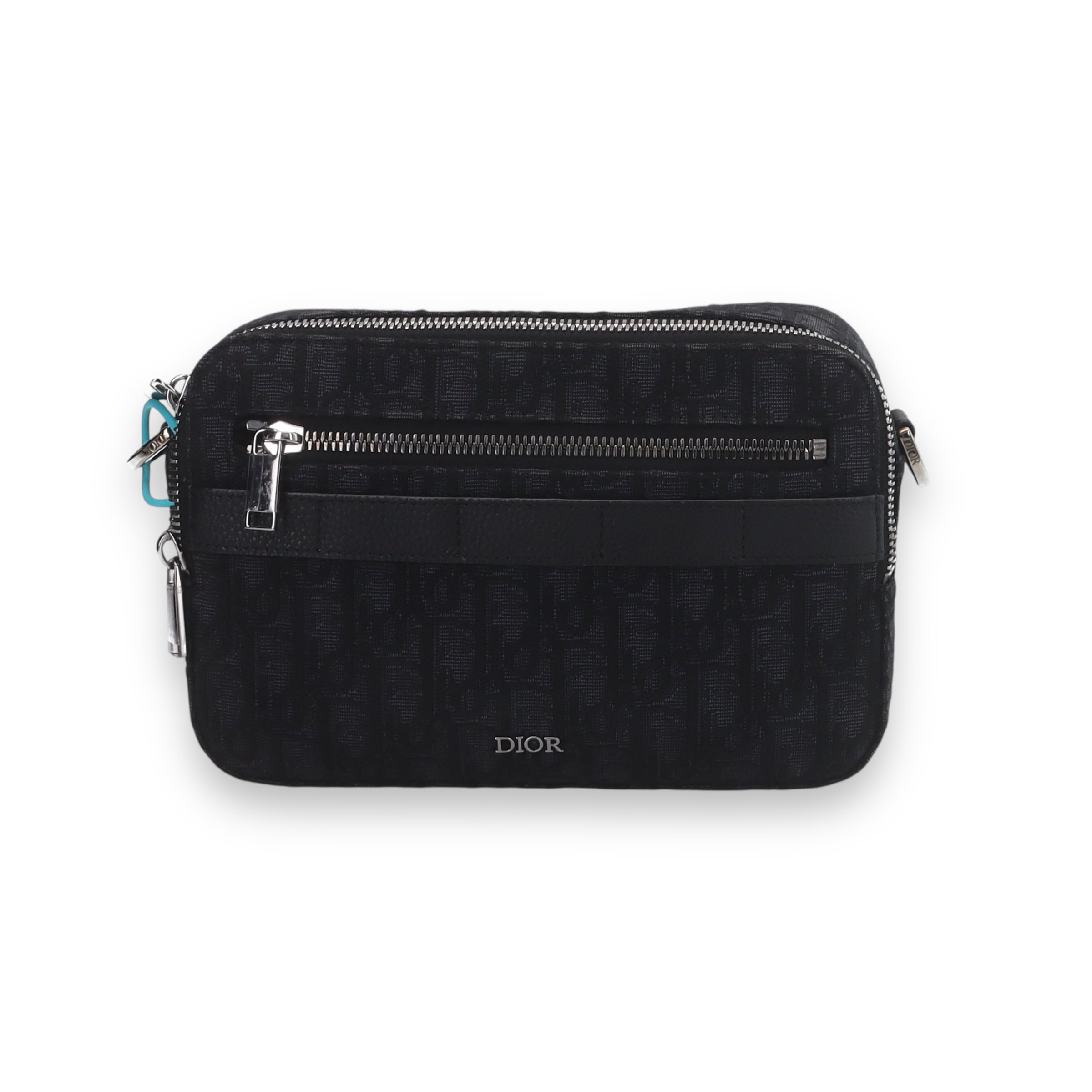 Dior Black Oblique Safari Messenger Bag