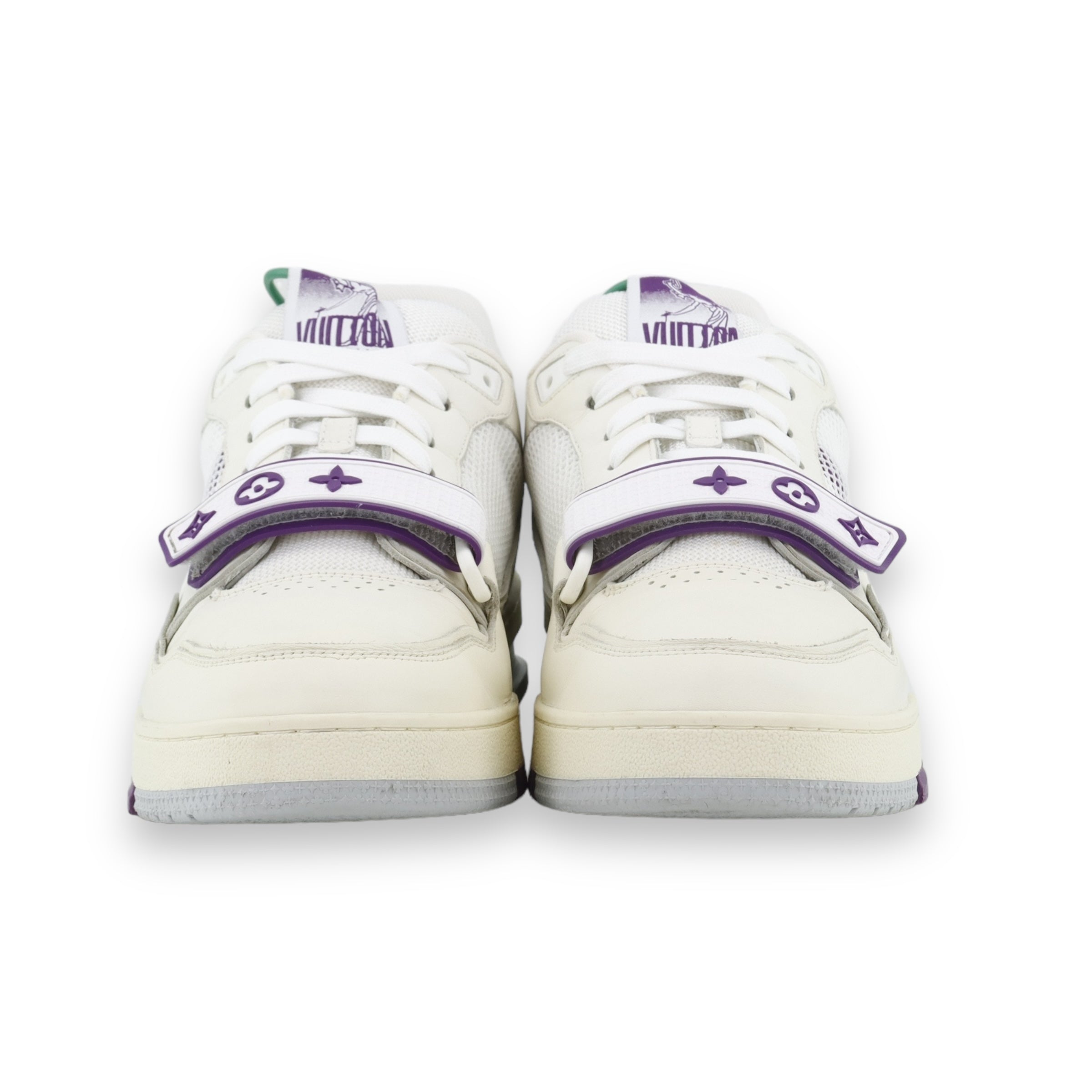 LV White/Purple Mesh Trainer