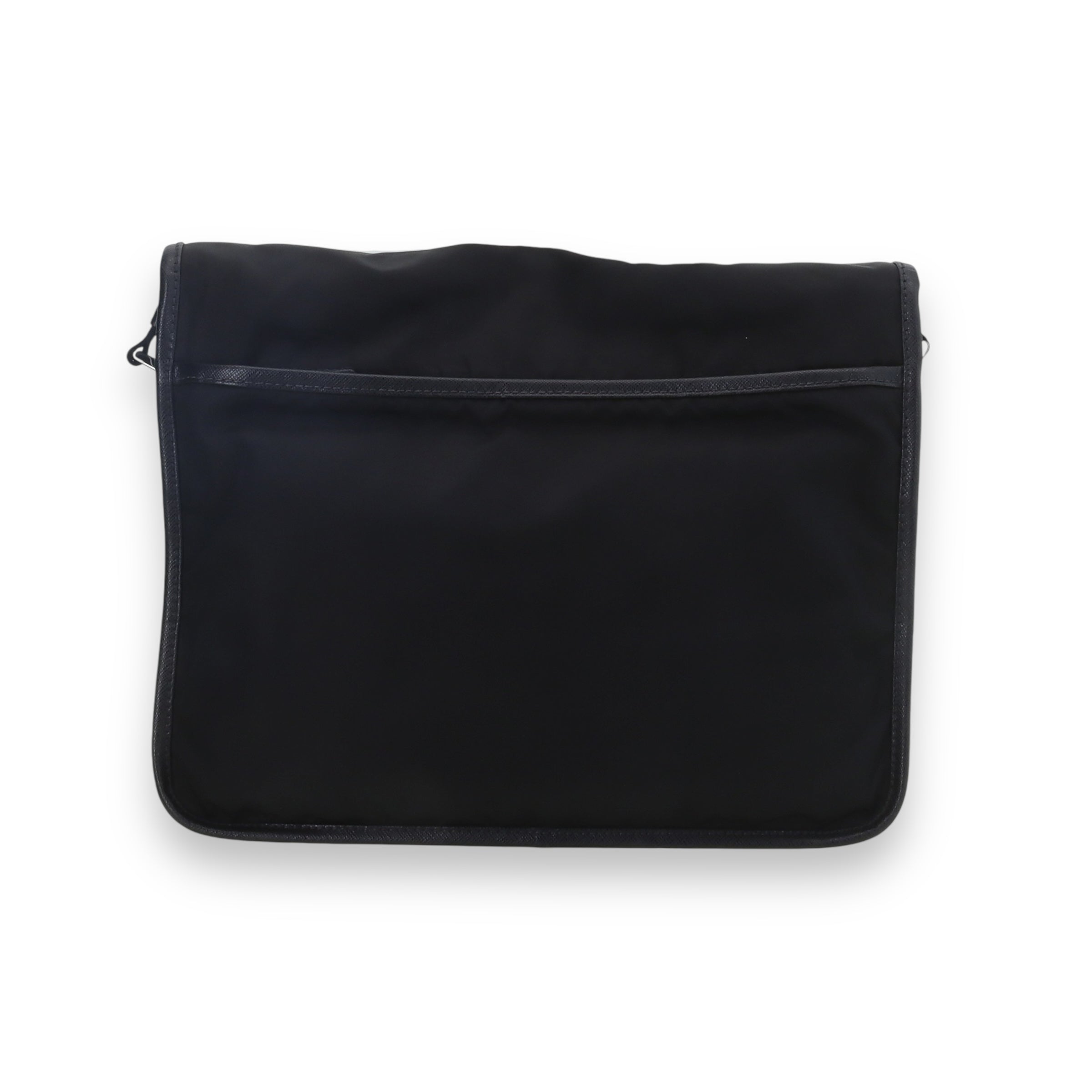 Prada Black Re-Neylon Saffiano Messenger Bag