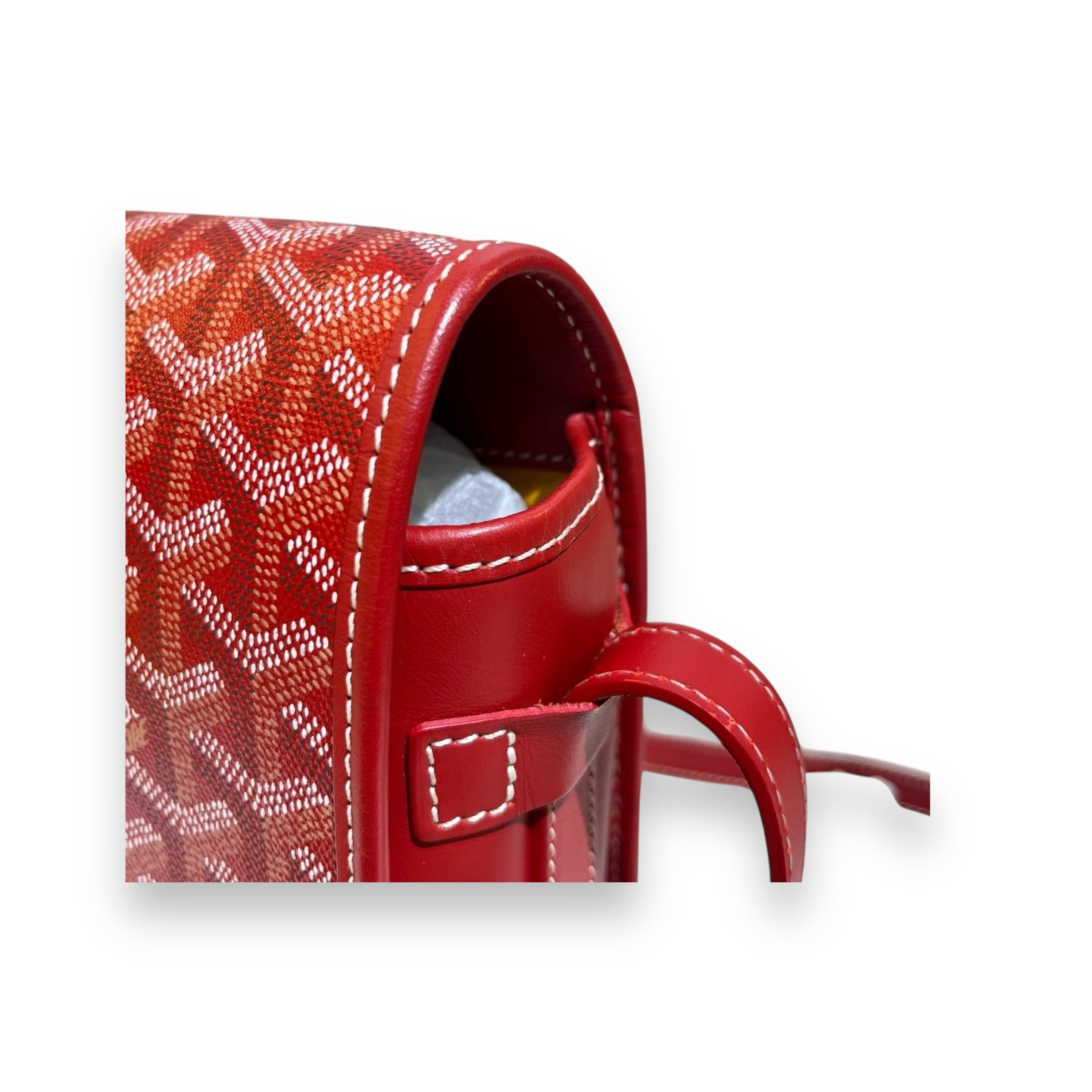 Goyard Red MM Belvedere messenger Bag