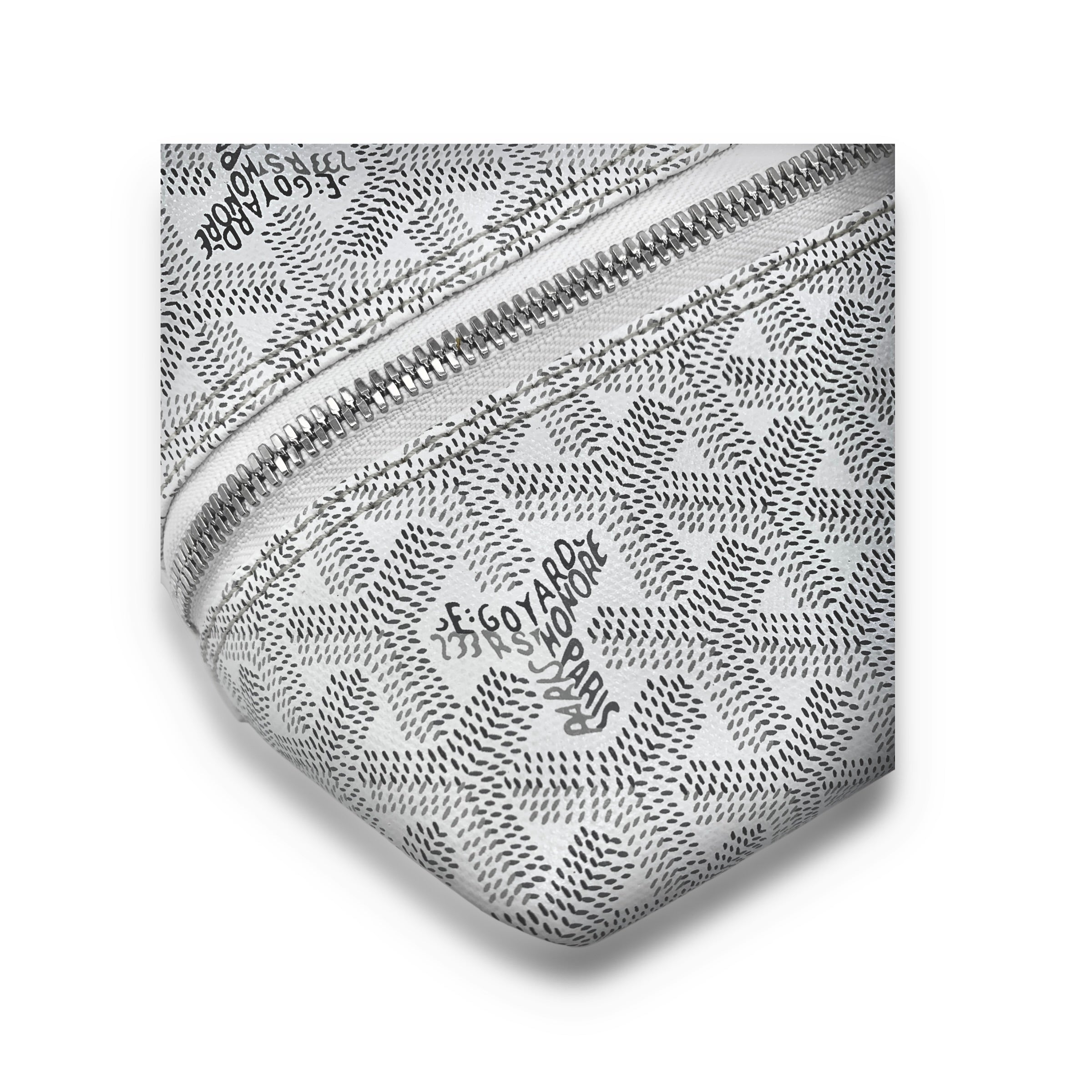 Goyard Boeing 25 Trousse de Toilette White