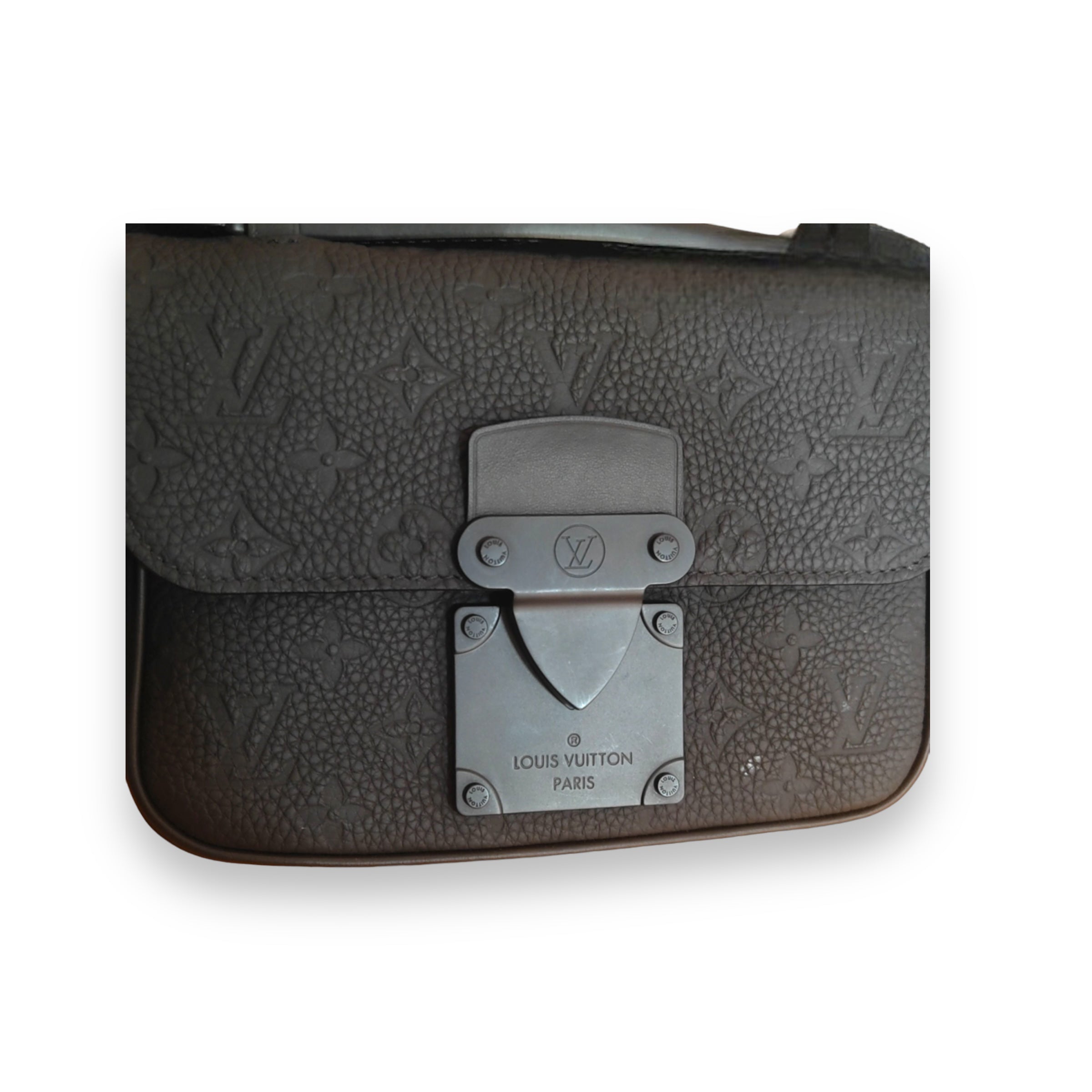 Louis Vuitton Lock Sling Bag Black