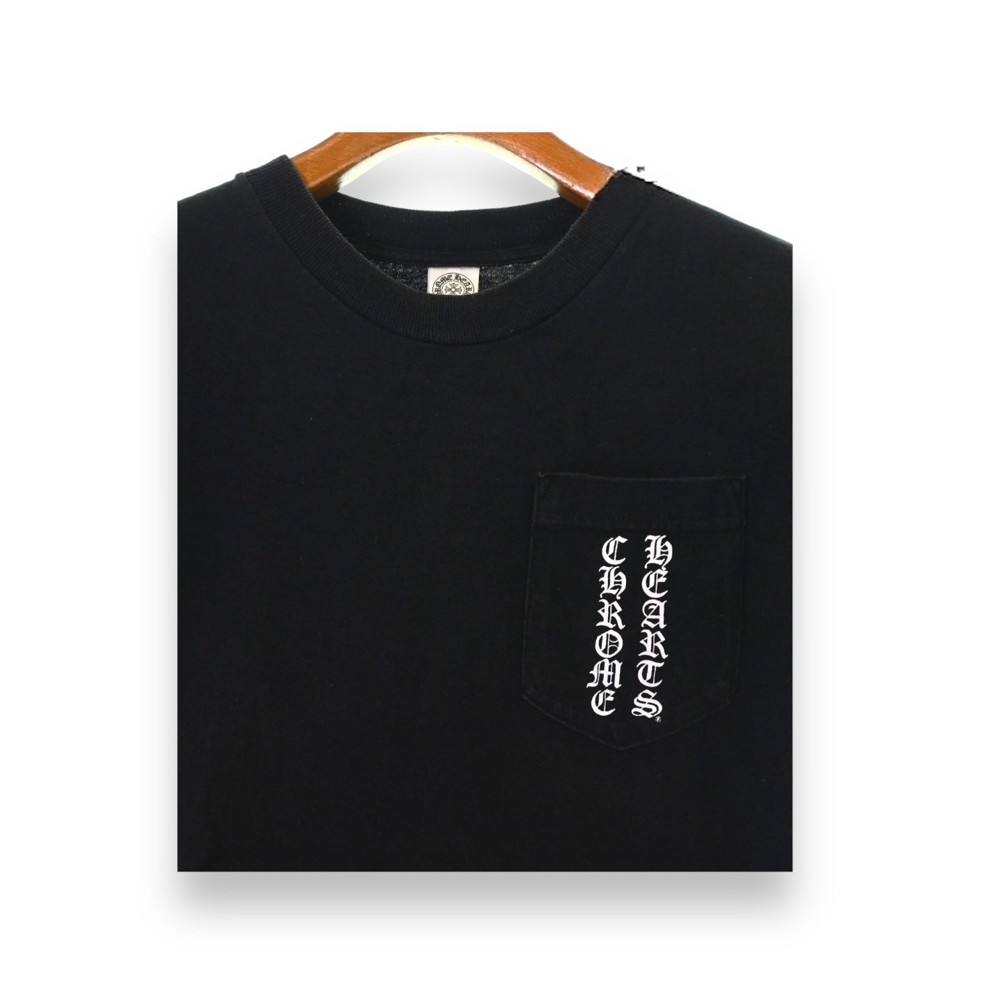 Chrome Hearts Black Vertical Logo T-shirt