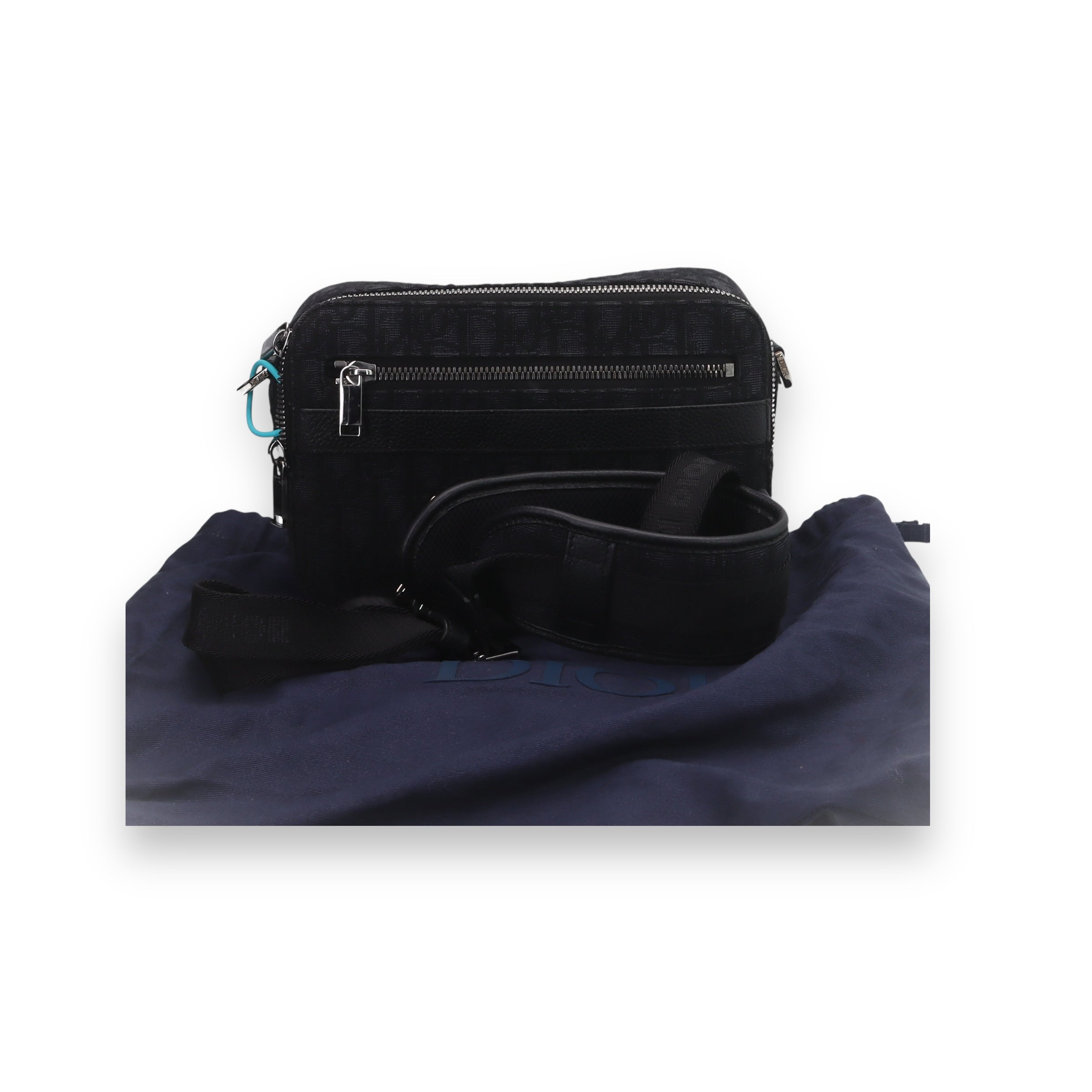 Dior Black Oblique Safari Messenger Bag