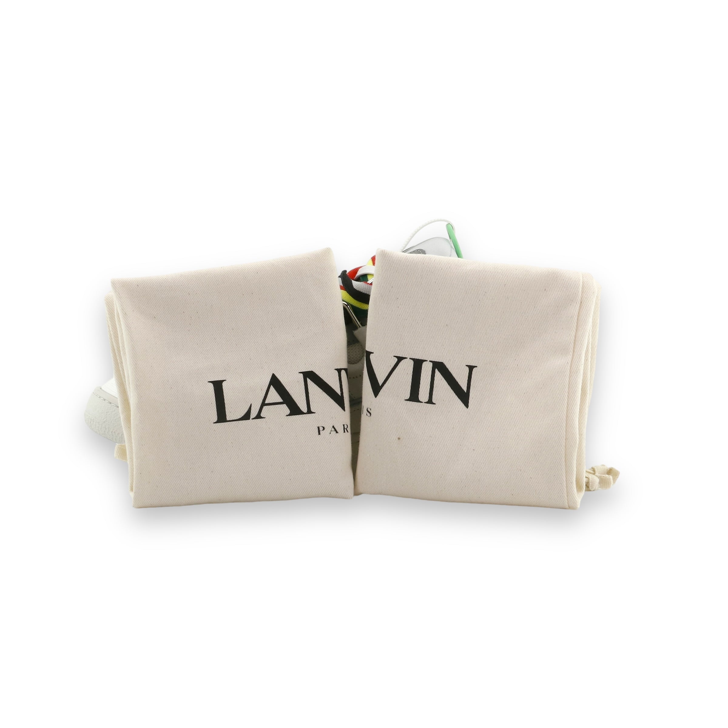 Lanvin Curb White Multi Sneakers