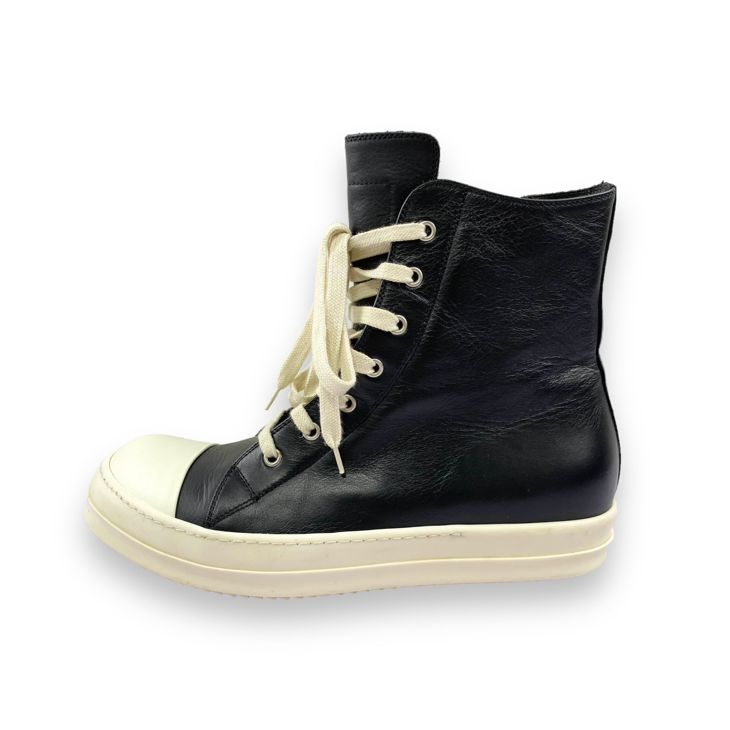 Rick Owens DRKSHDW Fogachine High Black Leather
