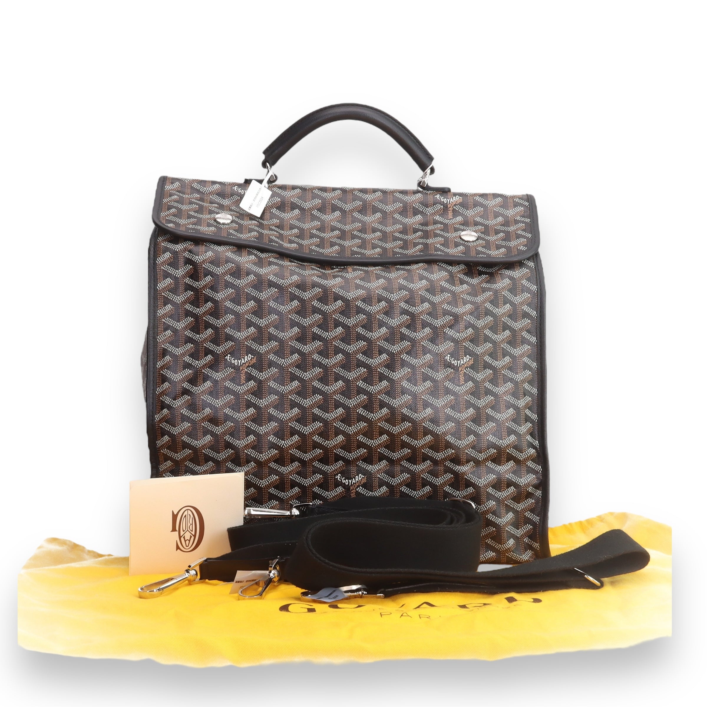 Goyard Black Ledger backpack