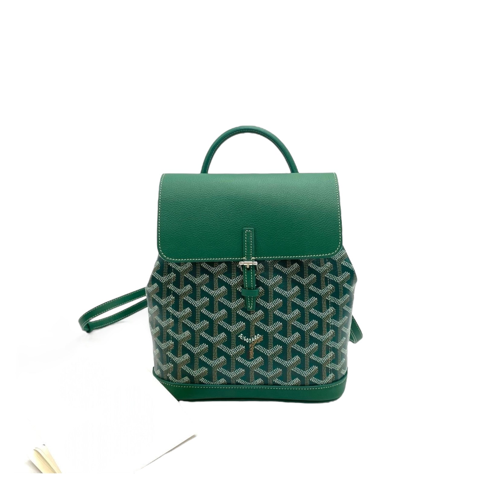 Goyard Green Alpin mini backpack