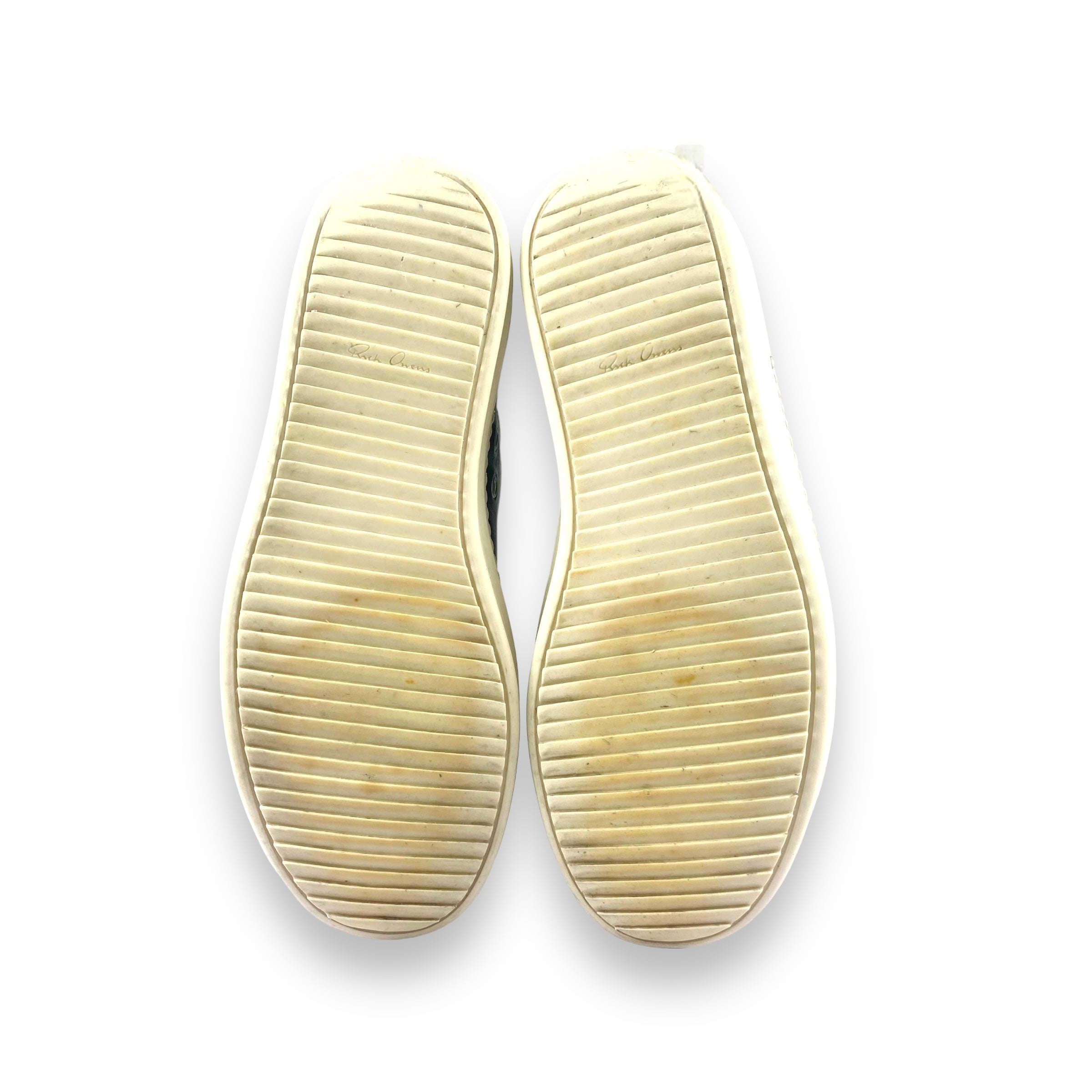 Rick Owens DRKSHDW Baskets Basses Noires Black Leather