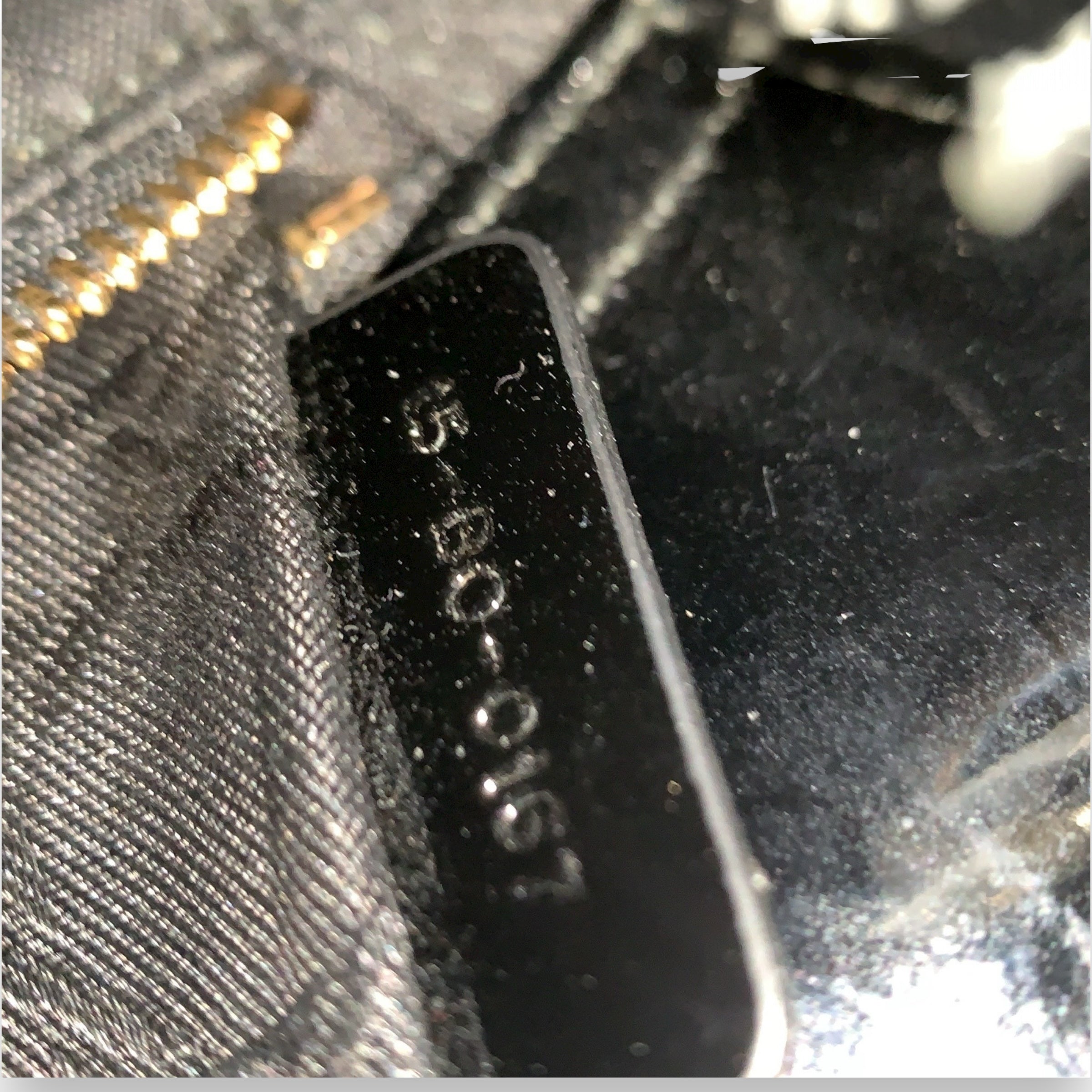 Lady Dior Patent Leather Mini Purse