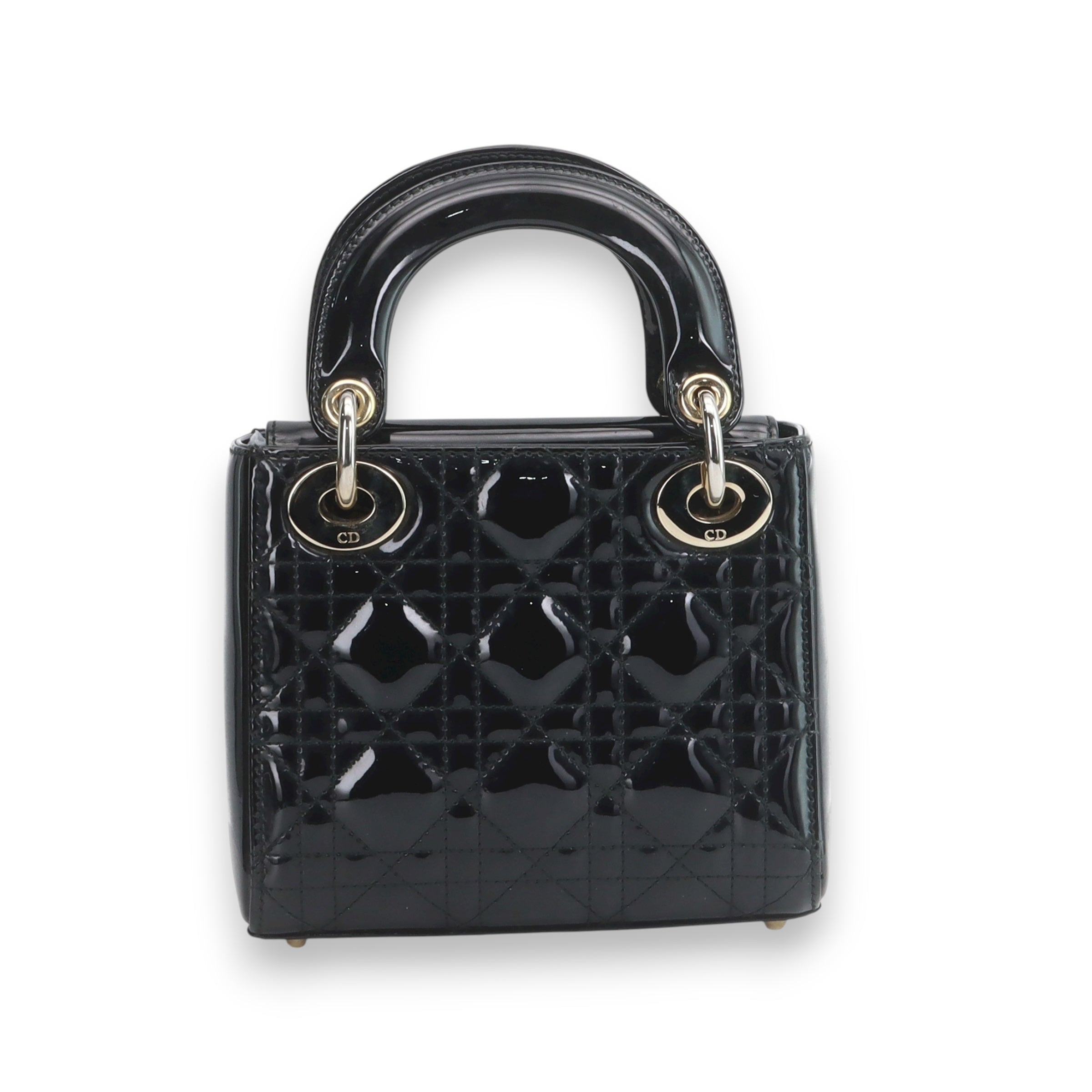 Lady Dior Patent Leather Mini Purse